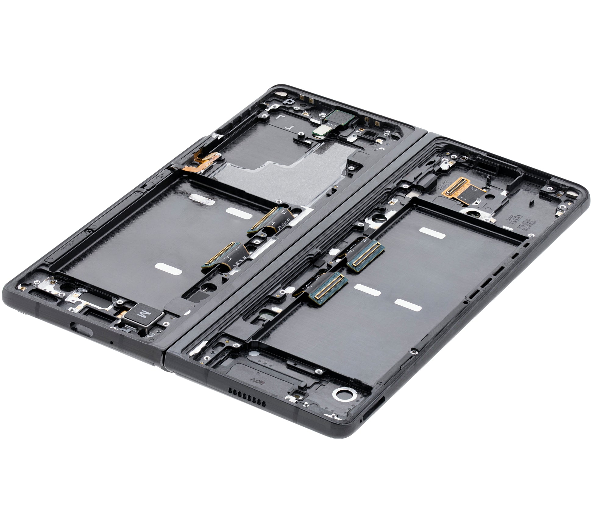 Profile view of Inner OLED Assembly With Frame For Samsung Galaxy Z Fold 2 5G (US & International) (Service Pack) (Mystic Black)