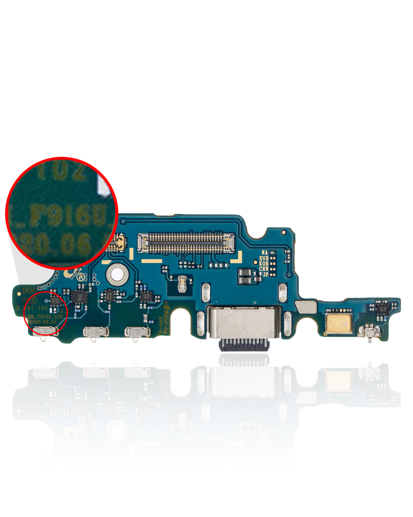 Samsung device replacement: Charging Board With Microphone For Samsung Galaxy Z Fold 2 5G (F916U) (US Version) (Premium)