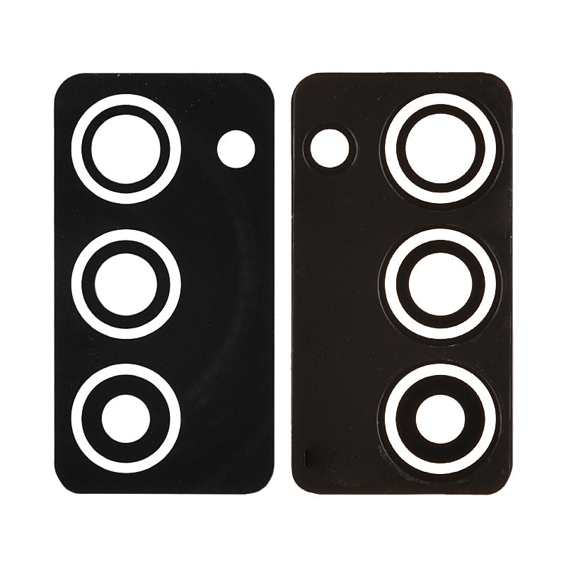 Back Camera Lens (Glass Only) With Adhesive For Samsung Galaxy Z Fold 2 5G (Mystic Black) - Top view high resolution