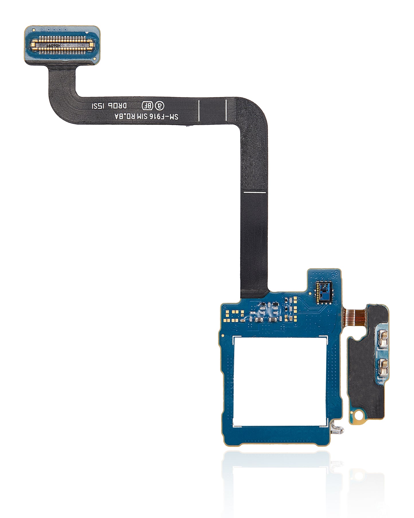 Close-up of Sim Card Reader With Flex Cable For Samsung Galaxy Z Fold 2 5G (F916)
