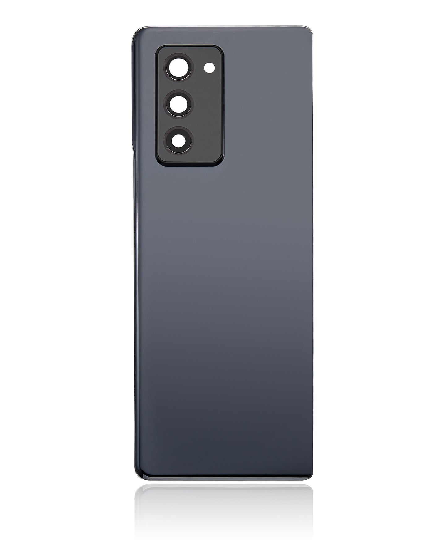 Premium quality Back Cover Glass With Camera Lens For Samsung Galaxy Z Fold 2 5G (Premium) (Mystic Black) part