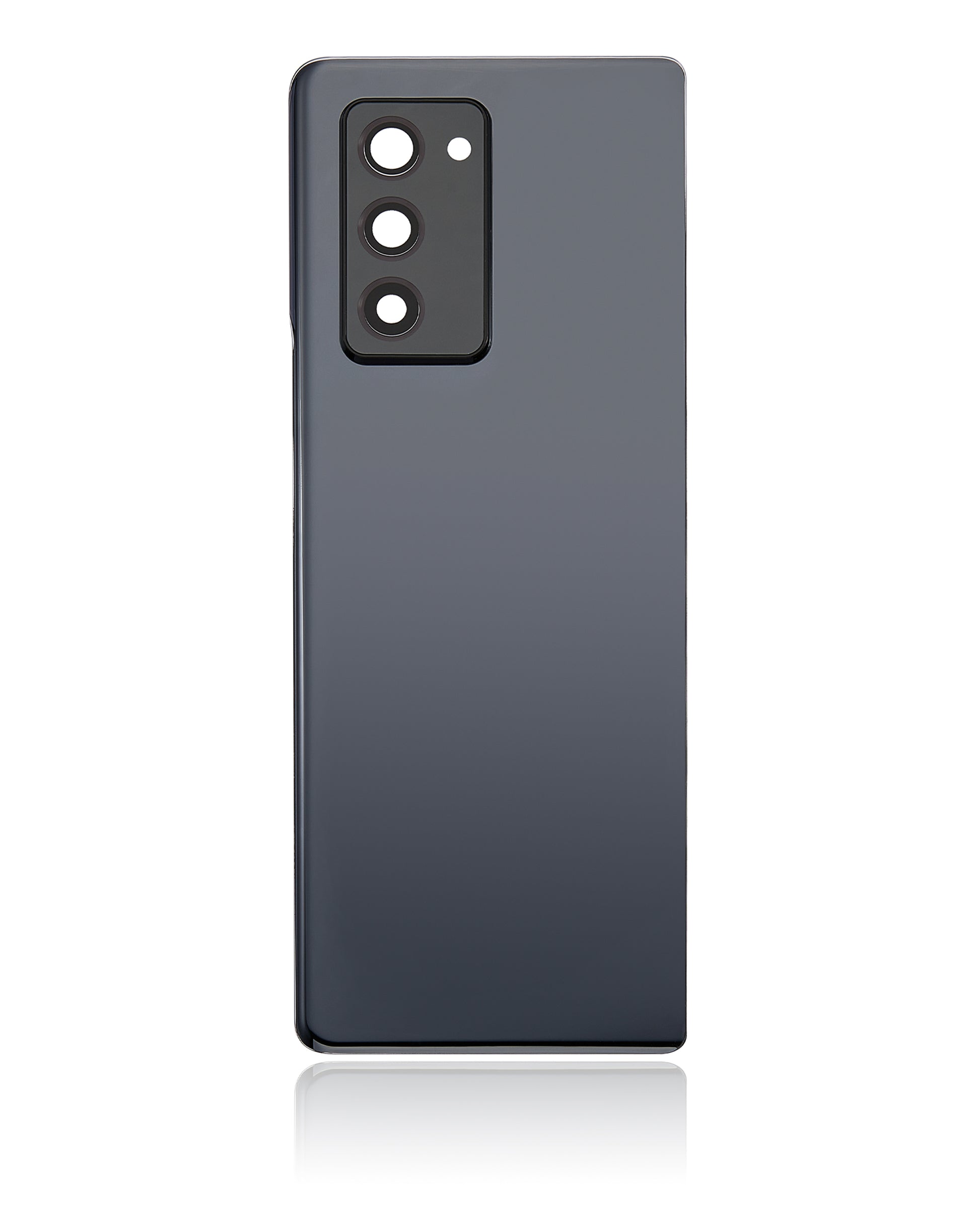 Premium quality Back Cover Glass With Camera Lens For Samsung Galaxy Z Fold 2 5G (Premium) (Mystic Black) part