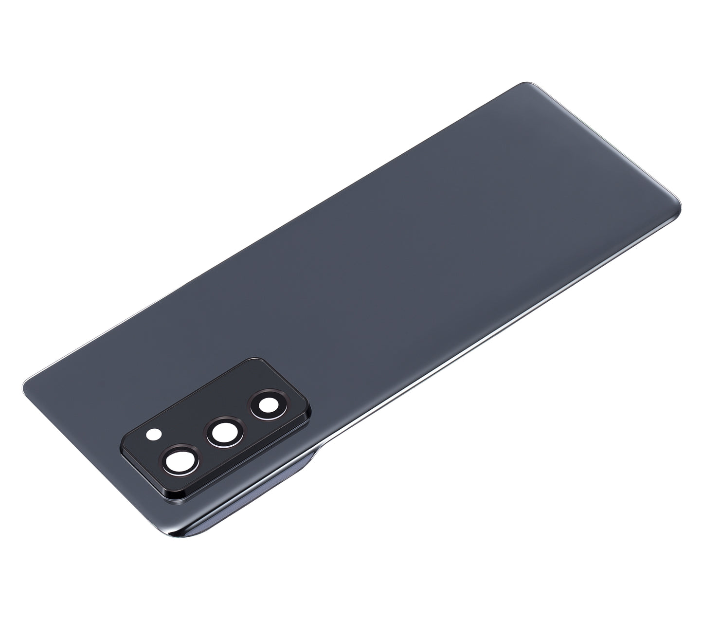 Replacement component: Back Cover Glass With Camera Lens For Samsung Galaxy Z Fold 2 5G (Premium) (Mystic Black)