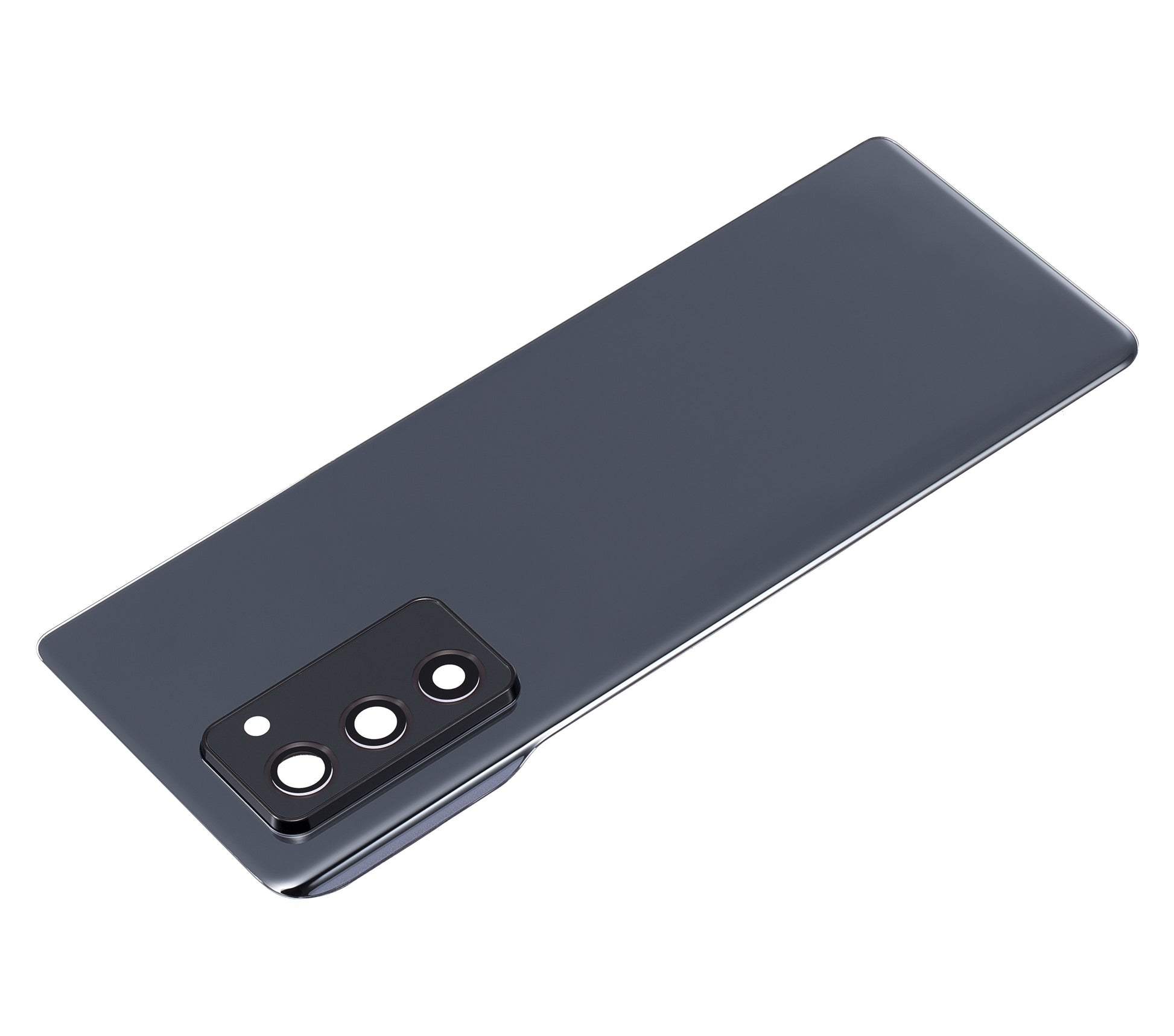 Replacement component: Back Cover Glass With Camera Lens For Samsung Galaxy Z Fold 2 5G (Premium) (Mystic Black)