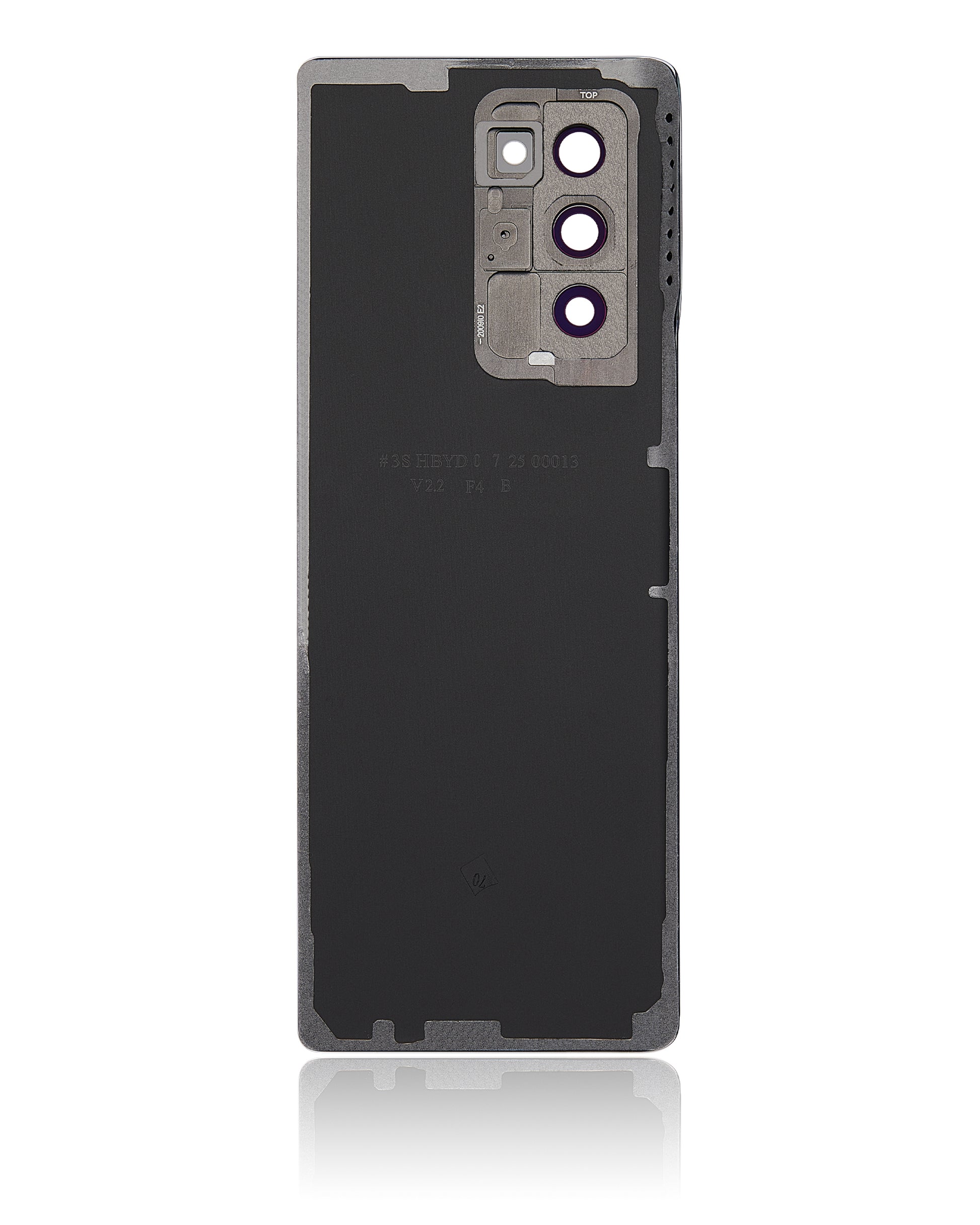 Unboxed Back Cover Glass With Camera Lens For Samsung Galaxy Z Fold 2 5G (Aftermarket Plus) (Mystic Black) part