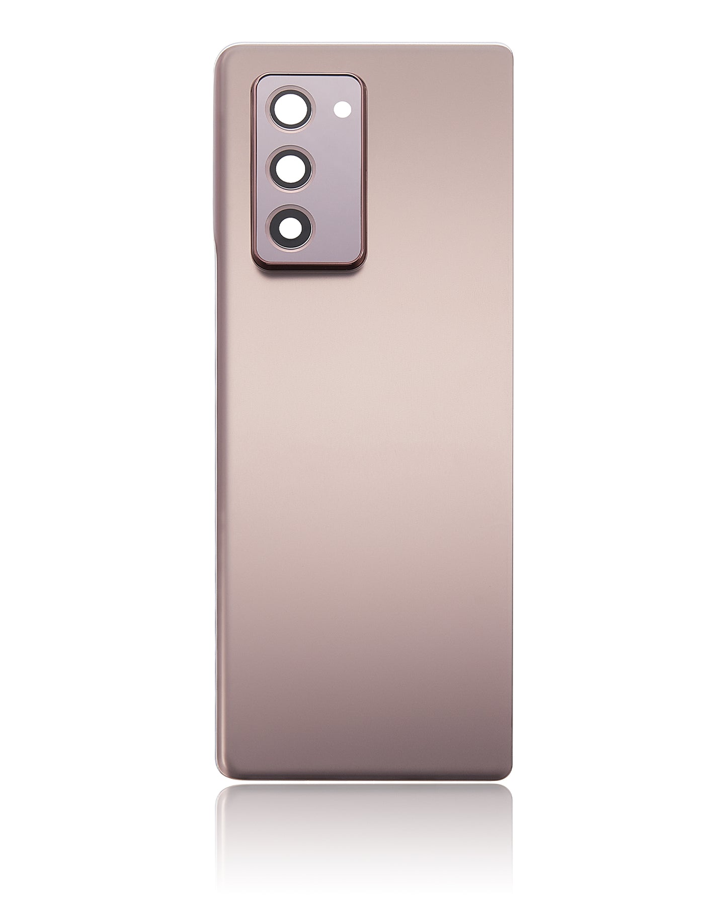 Samsung device replacement: Back Cover Glass With Camera Lens For Samsung Galaxy Z Fold 2 5G (Aftermarket Plus) (Mystic Bronze)
