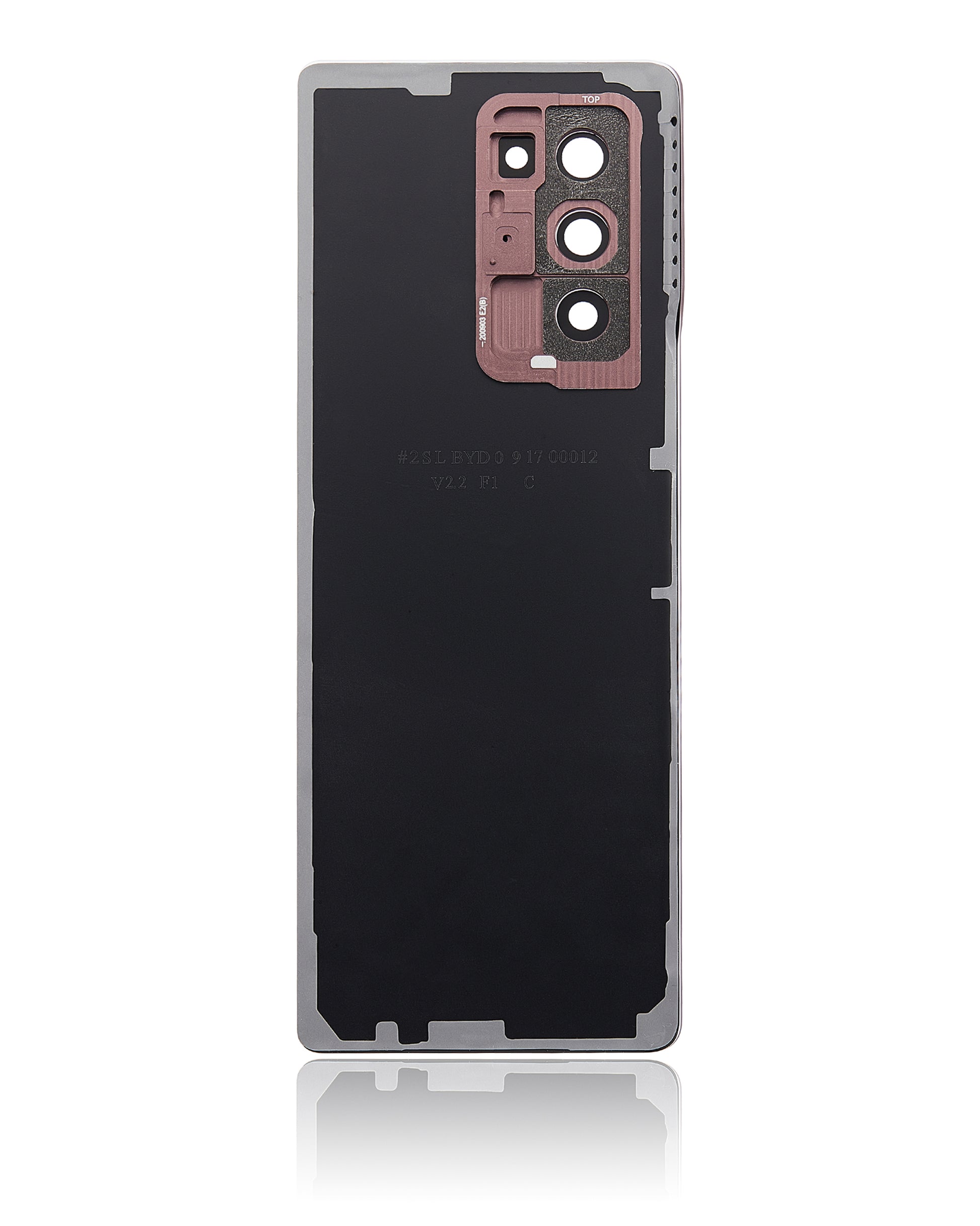 Back Cover Glass With Camera Lens For Samsung Galaxy Z Fold 2 5G (Aftermarket Plus) (Mystic Bronze) OEM quality view