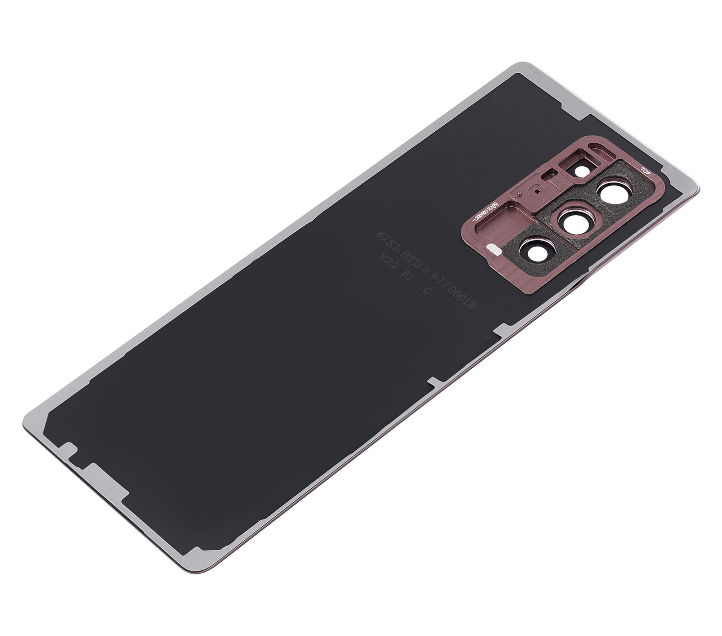 Profile view of Back Cover Glass With Camera Lens For Samsung Galaxy Z Fold 2 5G (Aftermarket Plus) (Mystic Bronze)