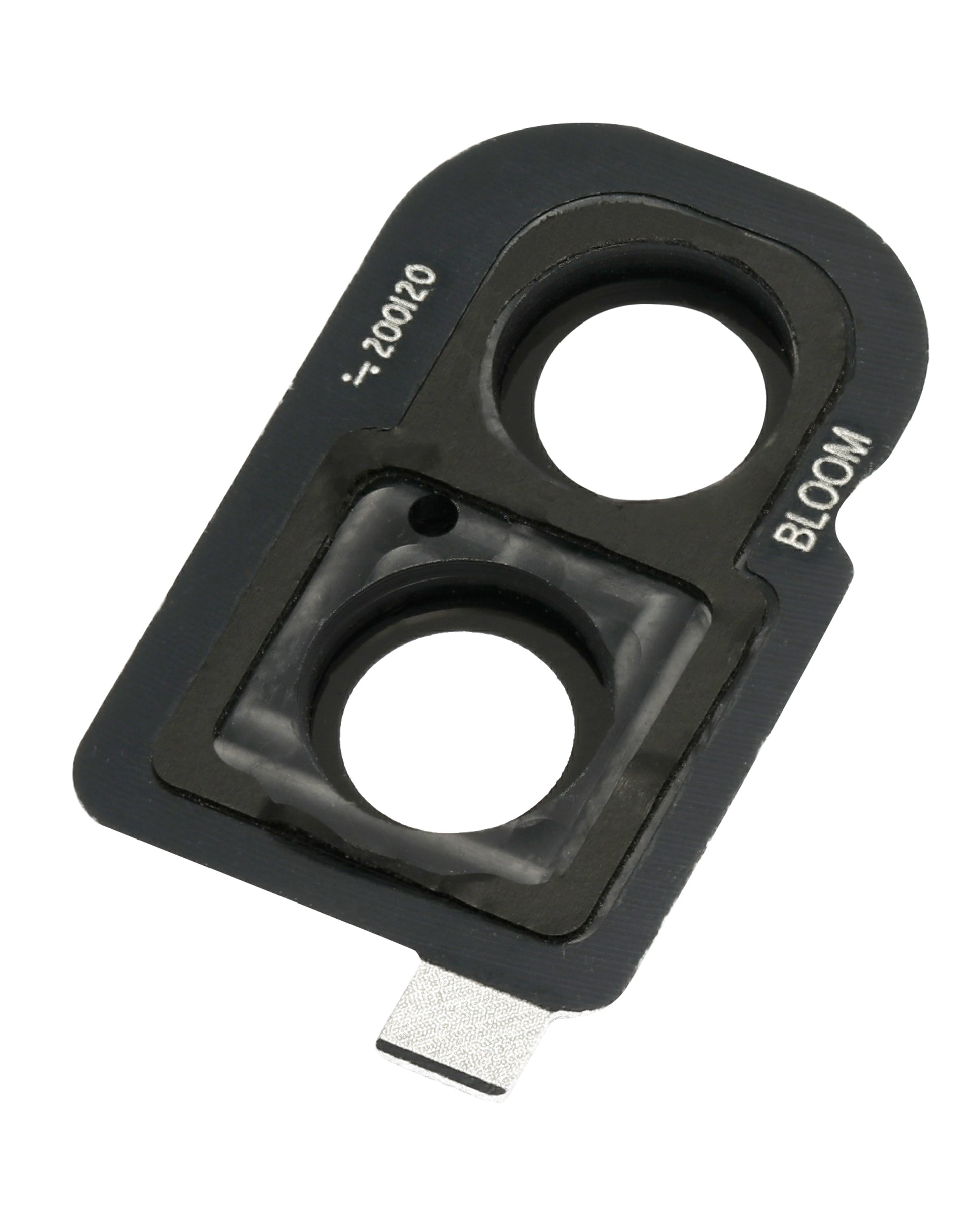 Back Camera Lens With Bracket / Bezel For Samsung Galaxy Z Flip 4G (F700) / Z Flip 5G (F707) (Mirror Black) - Detailed View