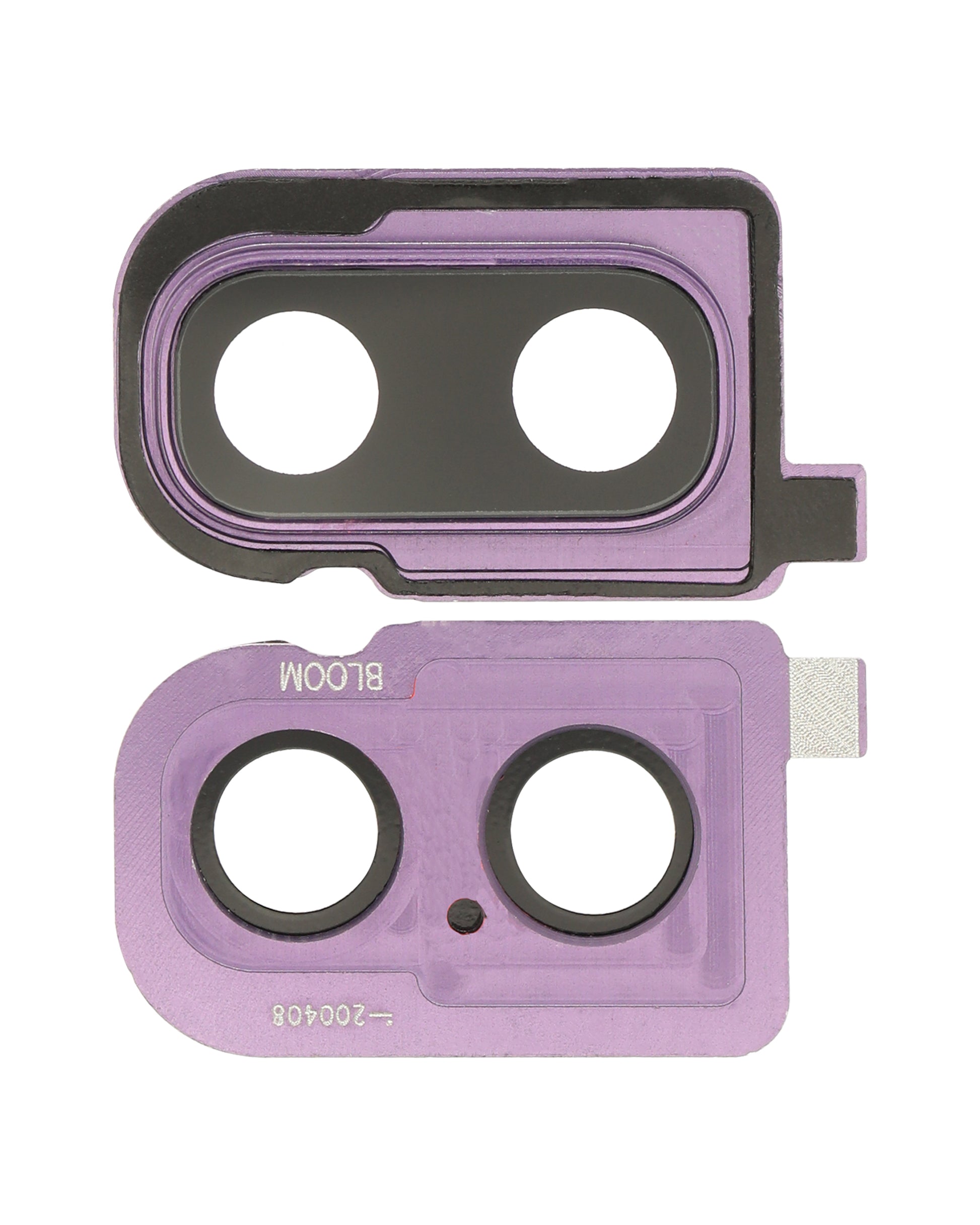 Back Camera Lens With Bracket / Bezel For Samsung Galaxy Z Flip 4G (F700) / Z Flip 5G (F707) (Mirror Purple） - Side View