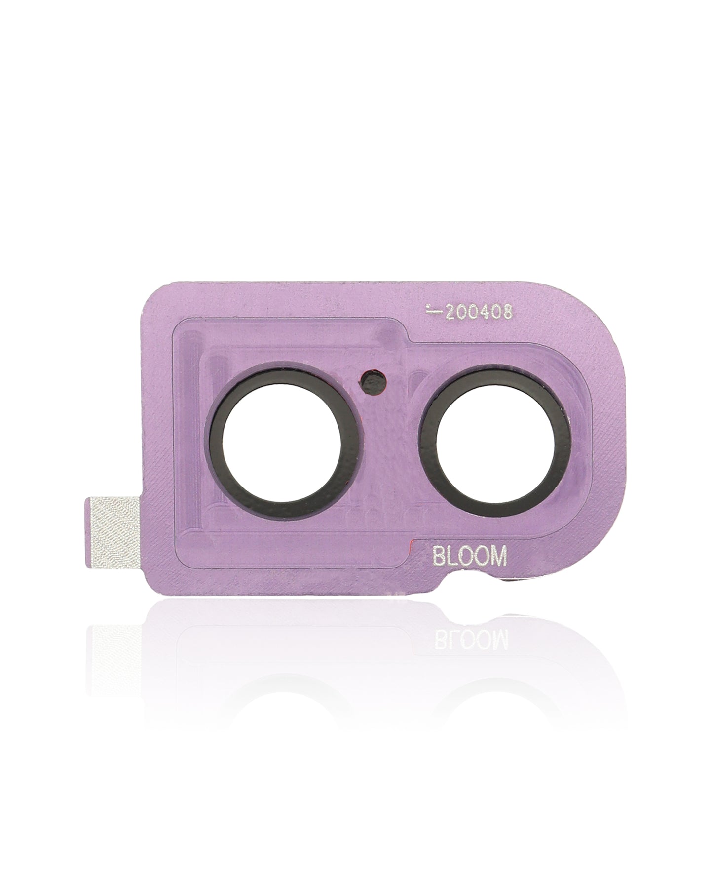 Back Camera Lens With Bracket / Bezel For Samsung Galaxy Z Flip 4G (F700) / Z Flip 5G (F707) (Mirror Purple） - Back View