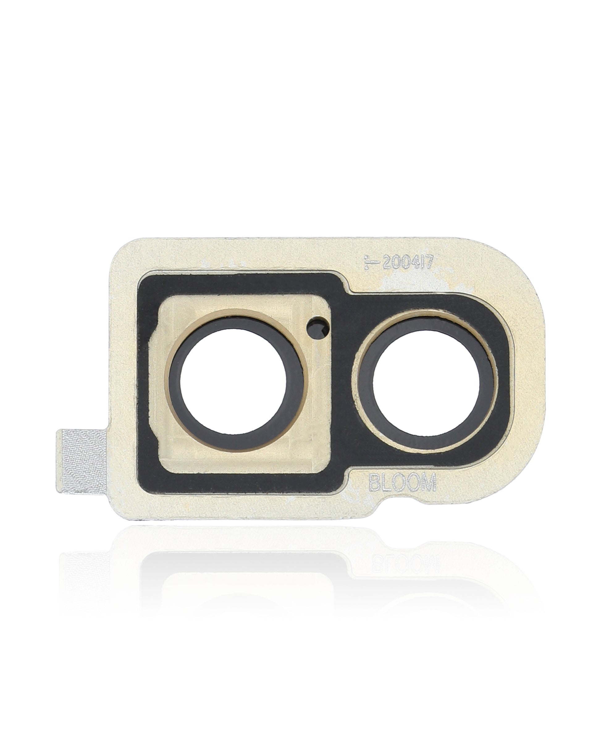 Back Camera Lens With Bracket / Bezel For Samsung Galaxy Z Flip 4G (F700) / Z Flip 5G (F707) (Mirror Gold） - Back View