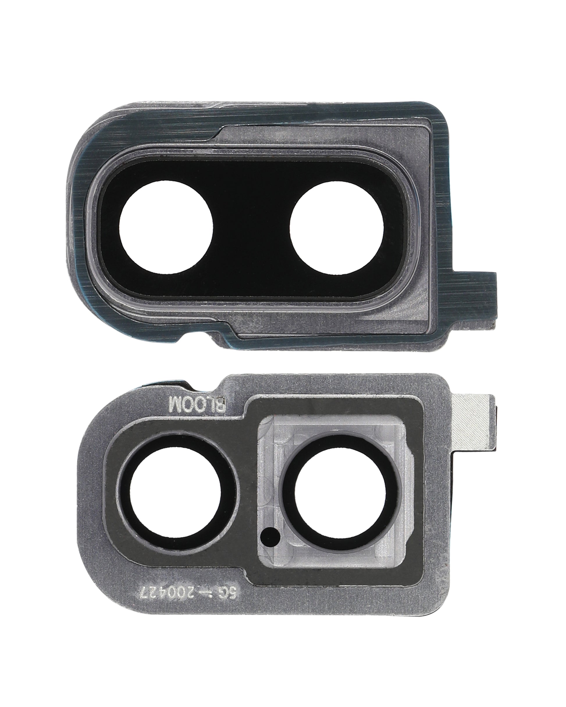 Back Camera Lens With Bracket / Bezel For Samsung Galaxy Z Flip 4G (F700) / Z Flip 5G (F707) (Mystic Gray) - Side View