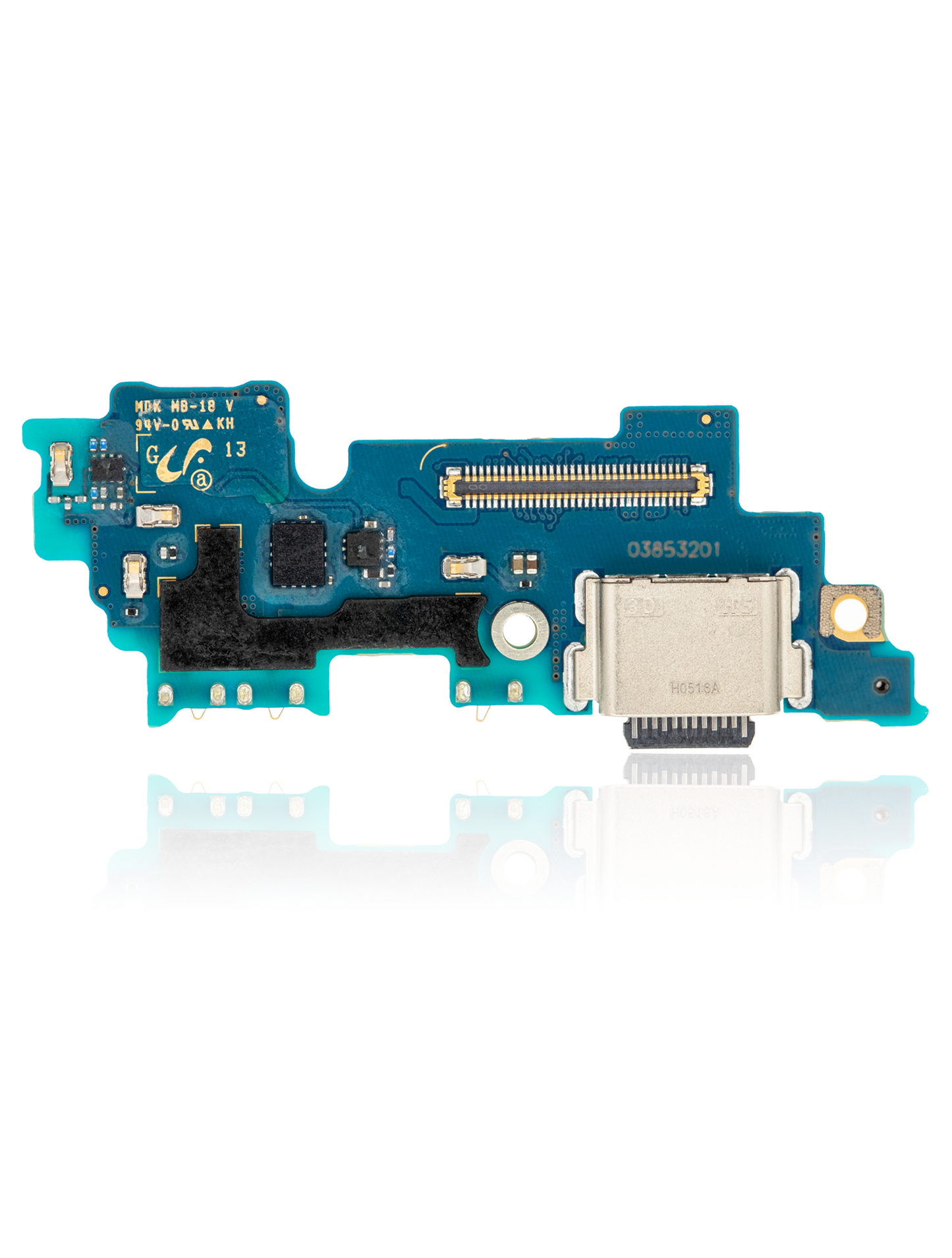 Charging Board With Microphone For Samsung Galaxy Z Flip 5G (F707U) (US Version) (Premium) - Side View