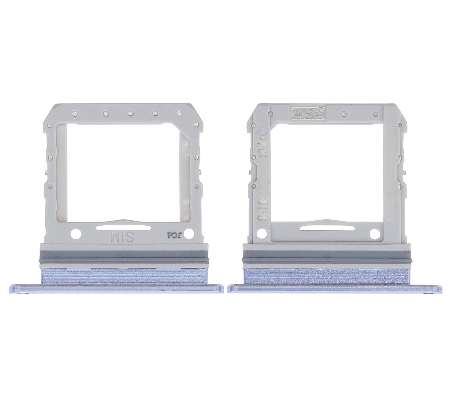 Single Sim Card Tray For Samsung Galaxy Z Flip 4G (F700) / Z Flip 5G (F707) (Mirror Purple) - Side View