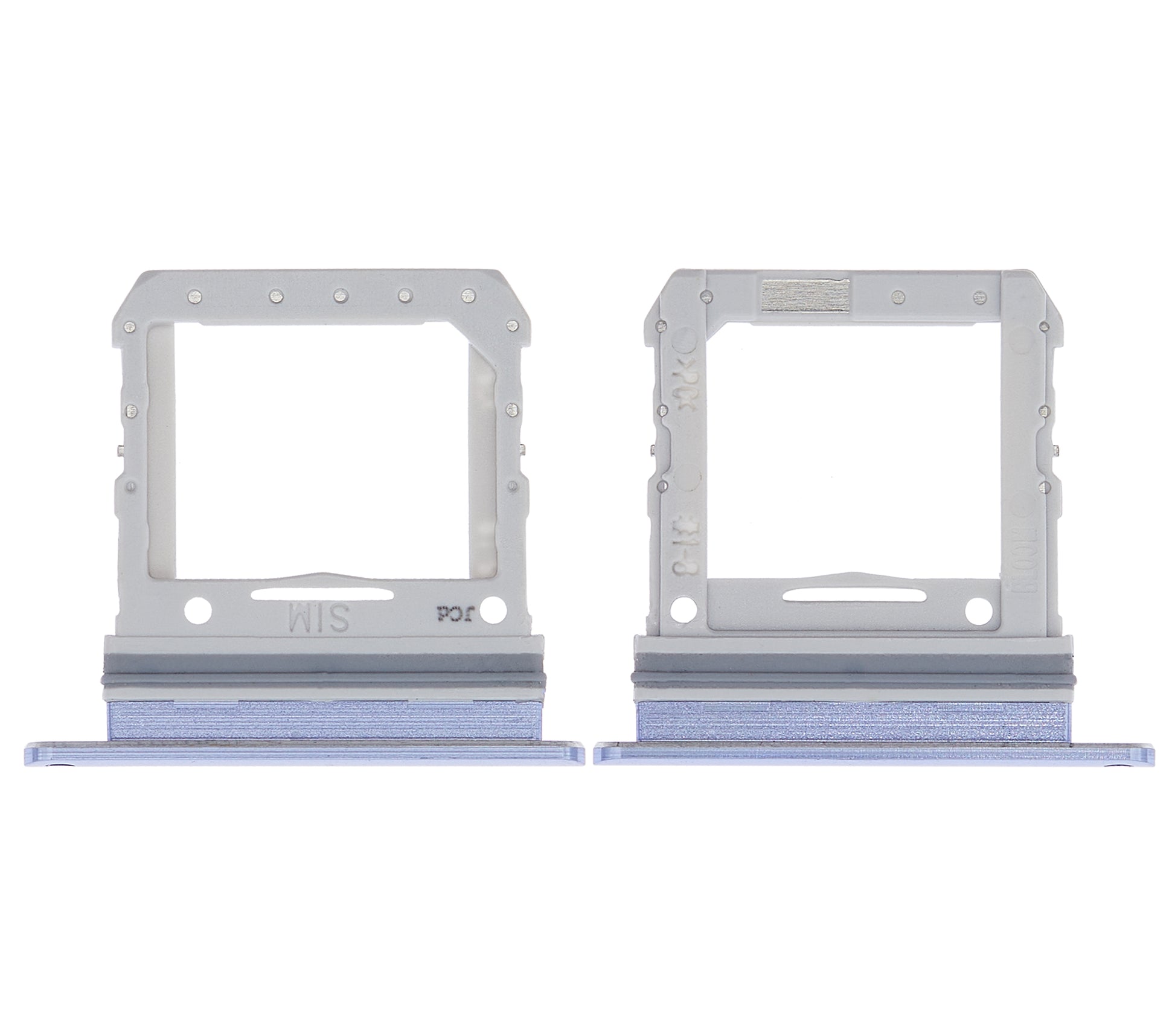 Single Sim Card Tray For Samsung Galaxy Z Flip 4G (F700) / Z Flip 5G (F707) (Mirror Purple) - Side View