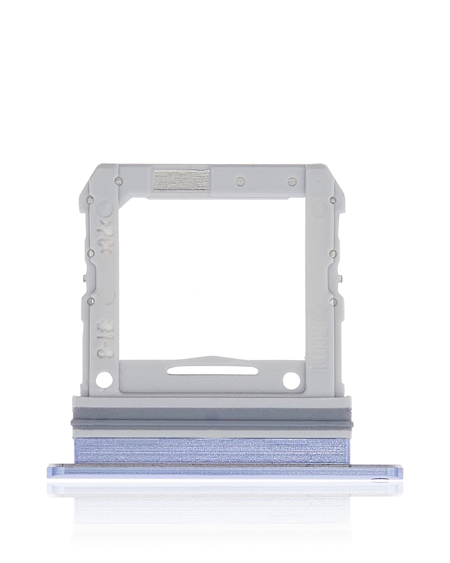 Single Sim Card Tray For Samsung Galaxy Z Flip 4G (F700) / Z Flip 5G (F707) (Mirror Purple) - Back View