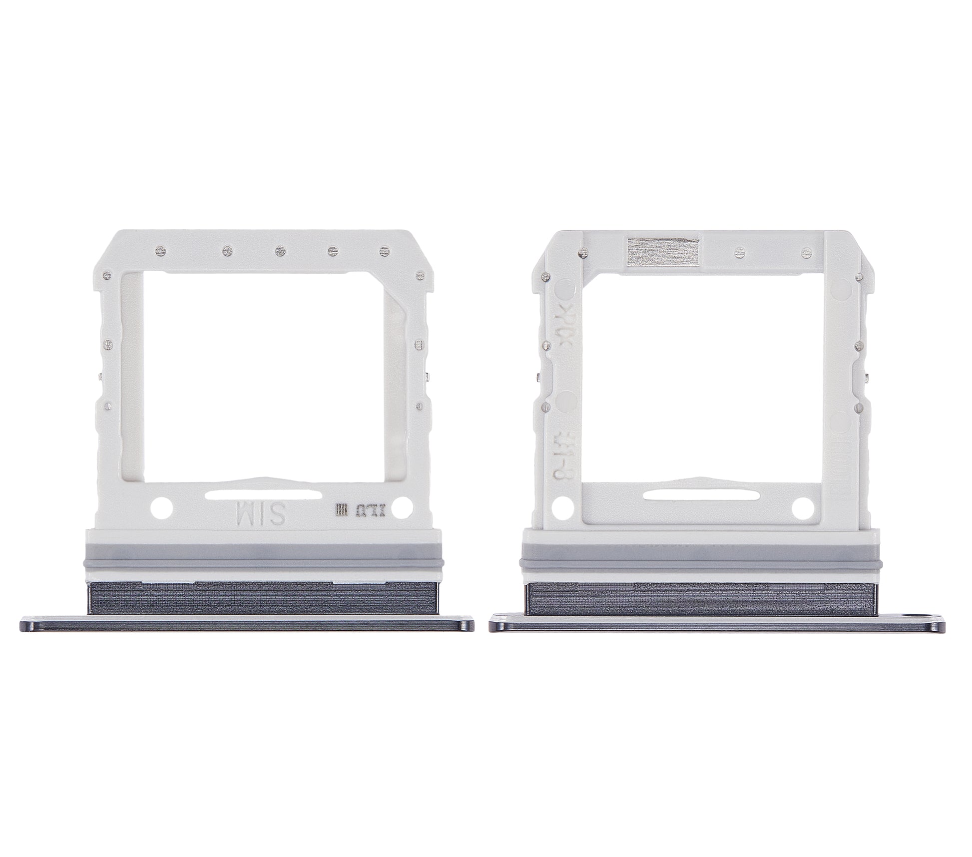 Single Sim Card Tray For Samsung Galaxy Z Flip 4G (F700) / Z Flip 5G (F707) (Mirror Black) - Side View