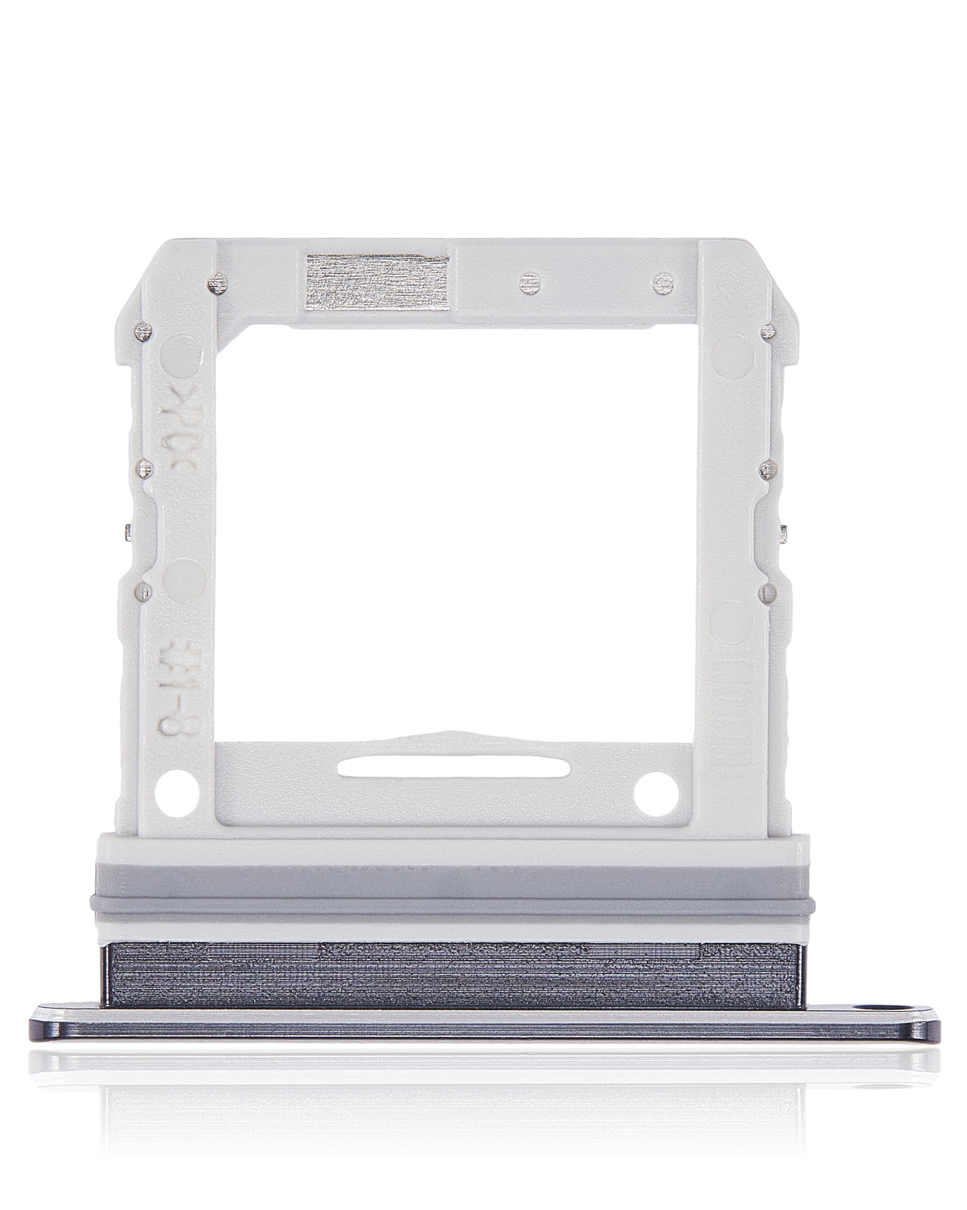 Single Sim Card Tray For Samsung Galaxy Z Flip 4G (F700) / Z Flip 5G (F707) (Mirror Black) - Back View