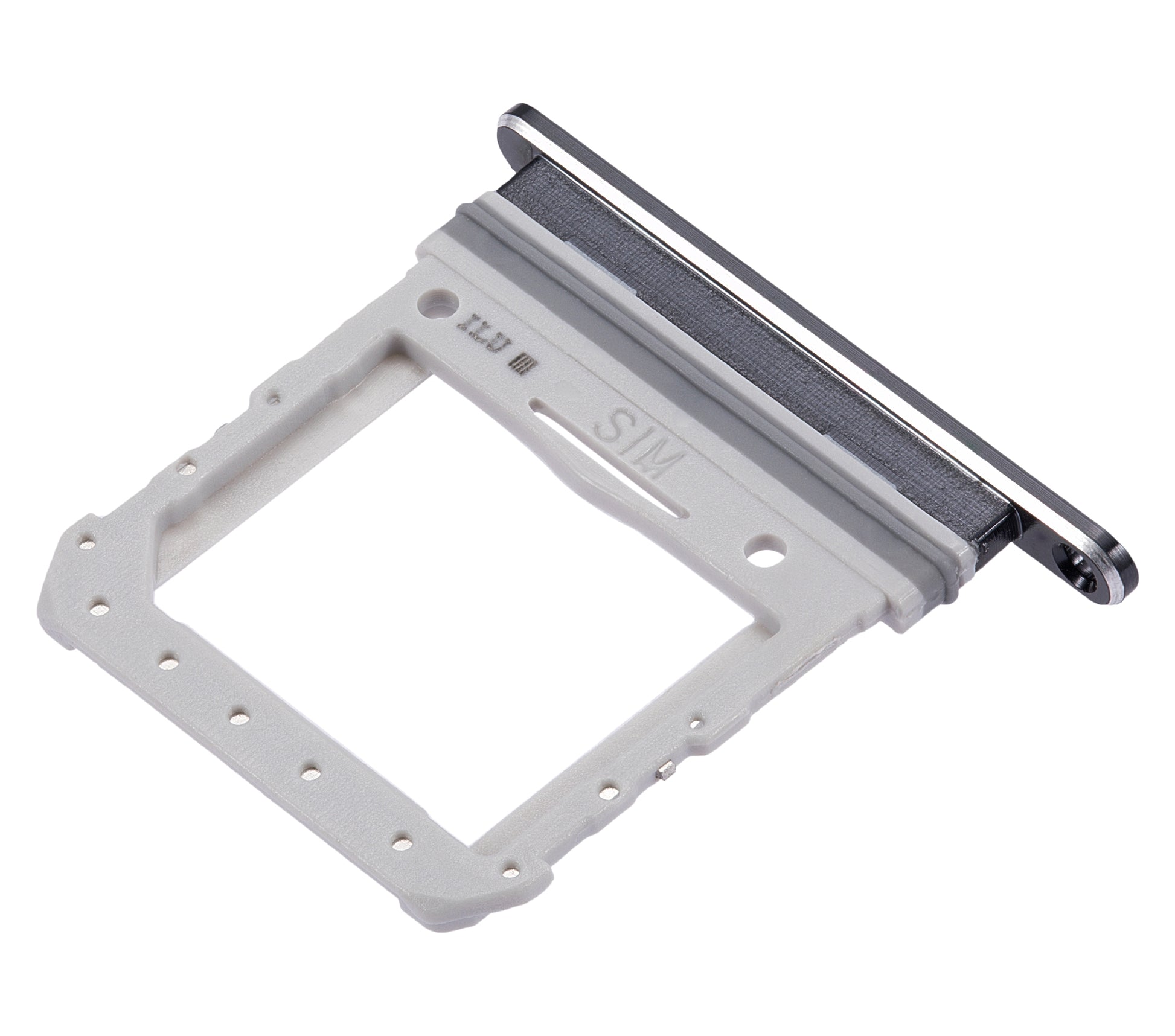 Single Sim Card Tray For Samsung Galaxy Z Flip 4G (F700) / Z Flip 5G (F707) (Mirror Black) - Detailed View