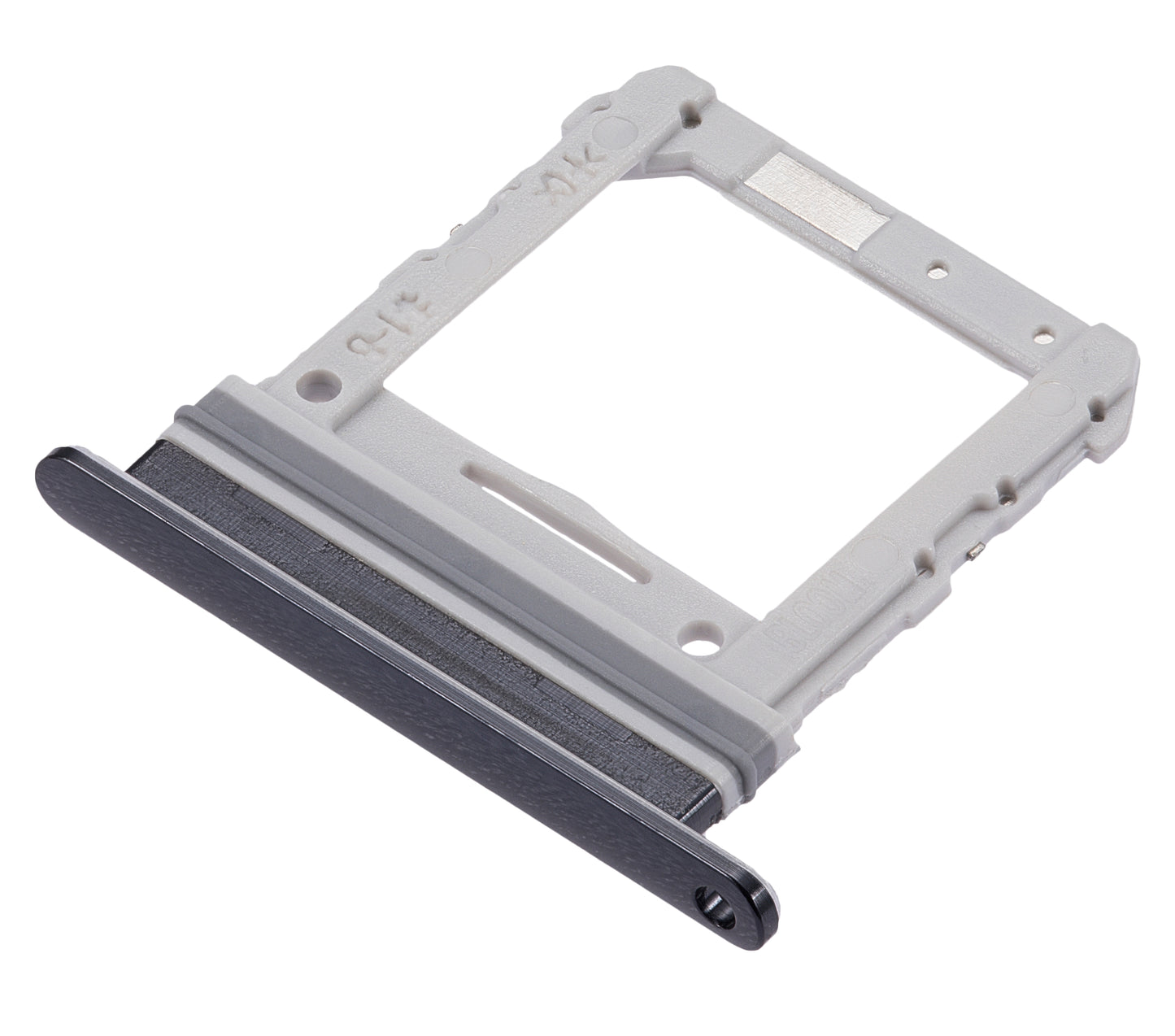 Single Sim Card Tray For Samsung Galaxy Z Flip 4G (F700) / Z Flip 5G (F707) (Mirror Black) - View 5