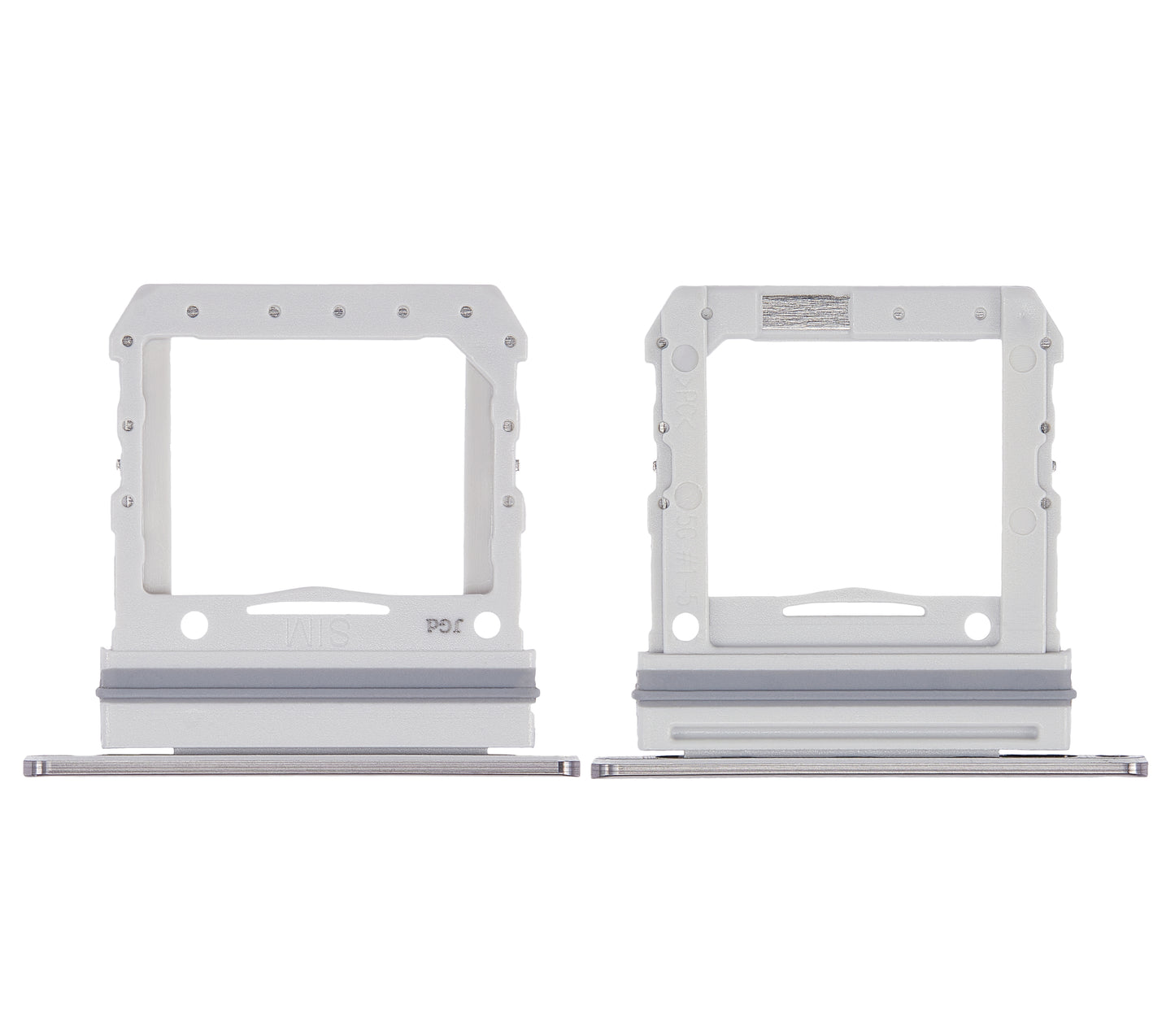 Single Sim Card Tray For Samsung Galaxy Z Flip 4G (F700) / Z Flip 5G (F707) (Mystic Gray) - Side View