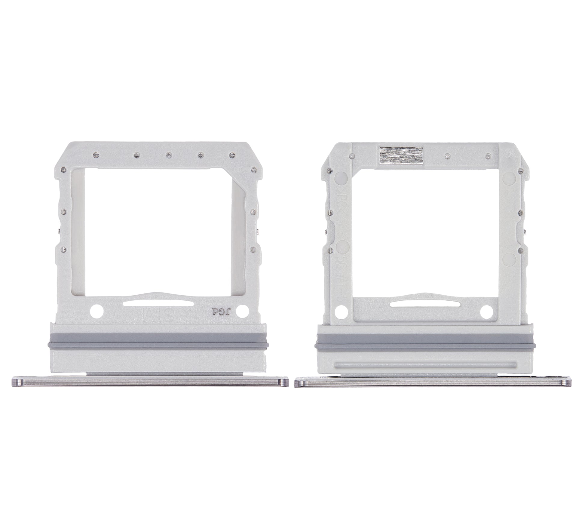 Single Sim Card Tray For Samsung Galaxy Z Flip 4G (F700) / Z Flip 5G (F707) (Mystic Gray) - Side View