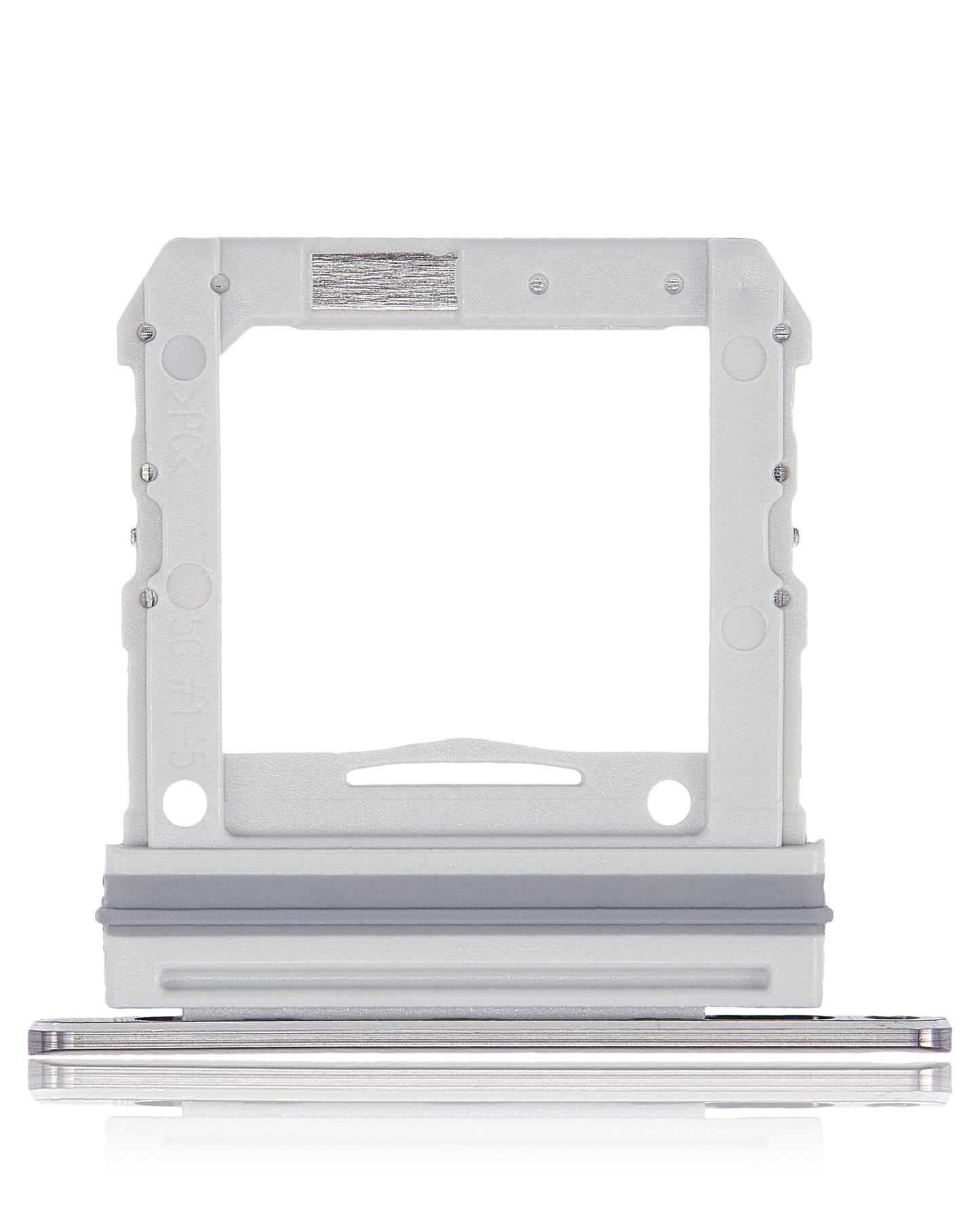 Single Sim Card Tray For Samsung Galaxy Z Flip 4G (F700) / Z Flip 5G (F707) (Mystic Gray) - Back View