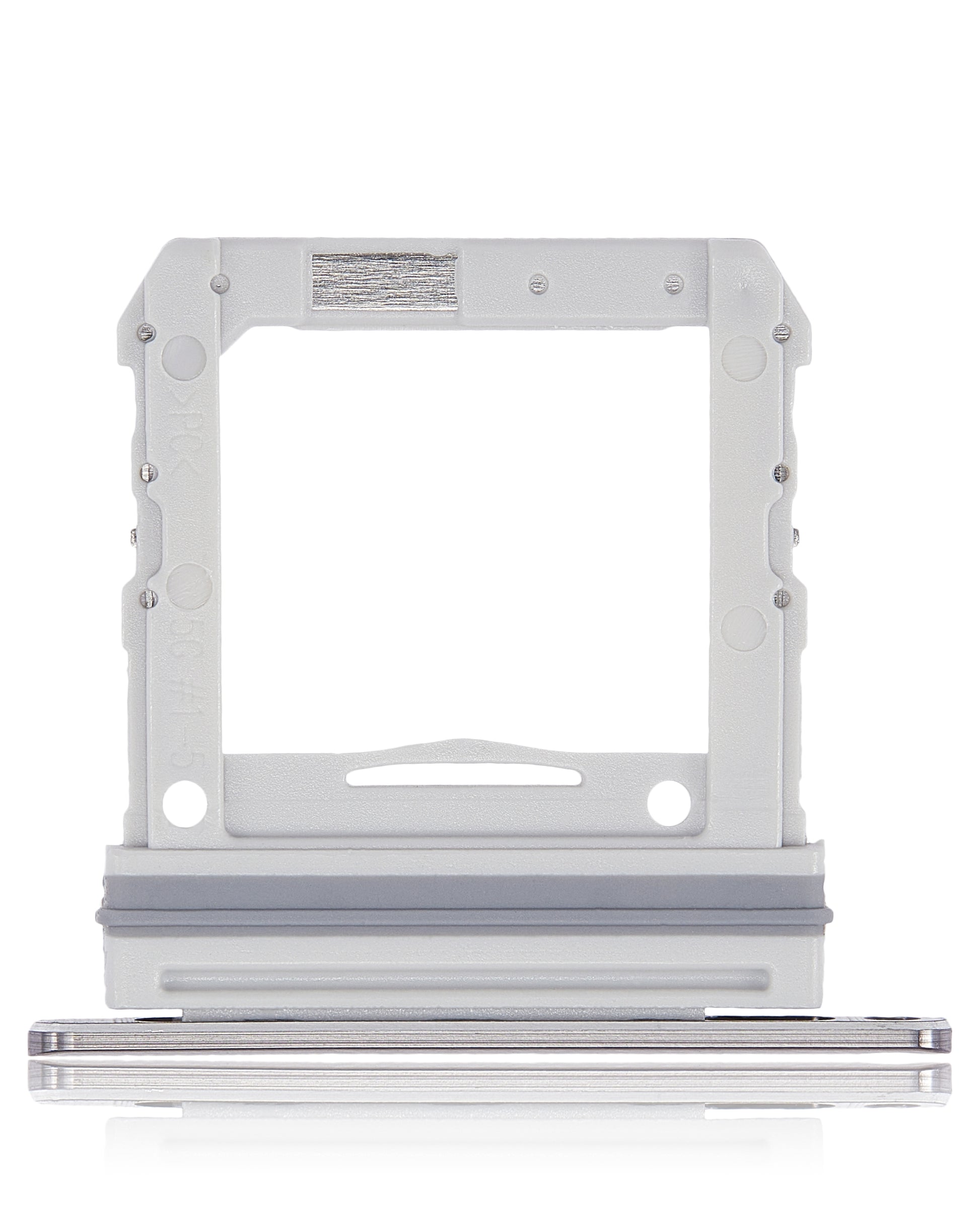 Single Sim Card Tray For Samsung Galaxy Z Flip 4G (F700) / Z Flip 5G (F707) (Mystic Gray) - Back View