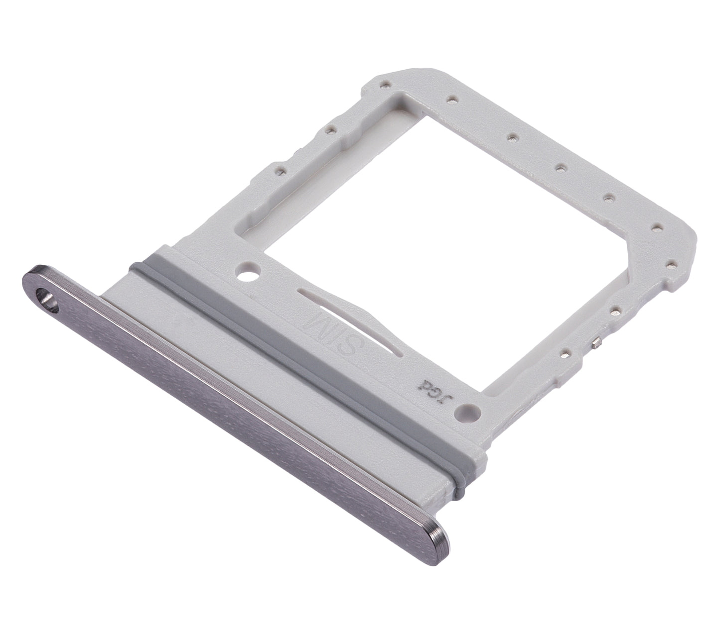 Single Sim Card Tray For Samsung Galaxy Z Flip 4G (F700) / Z Flip 5G (F707) (Mystic Gray) - Detailed View