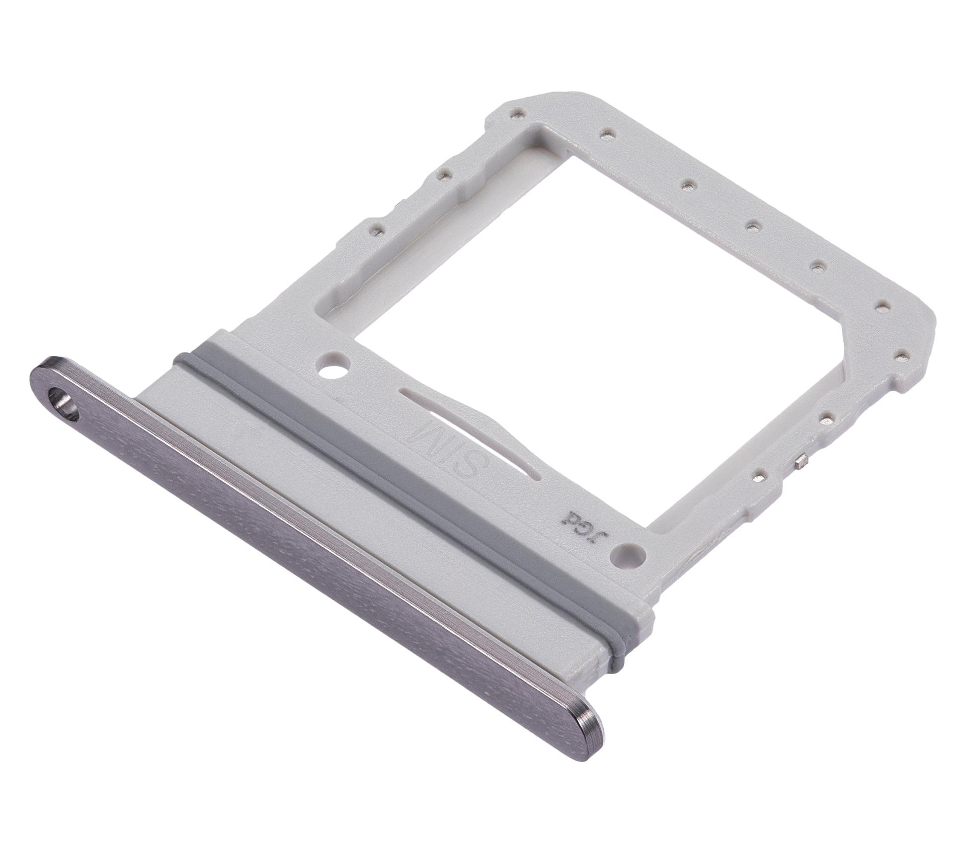 Single Sim Card Tray For Samsung Galaxy Z Flip 4G (F700) / Z Flip 5G (F707) (Mystic Gray) - Detailed View