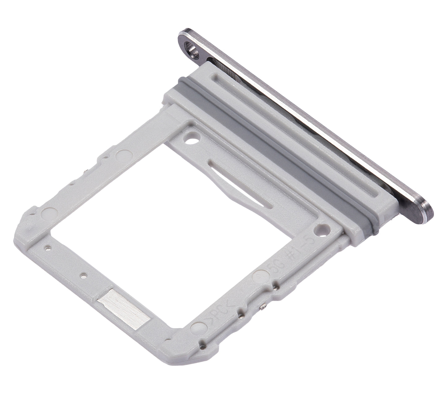 Single Sim Card Tray For Samsung Galaxy Z Flip 4G (F700) / Z Flip 5G (F707) (Mystic Gray) - View 5