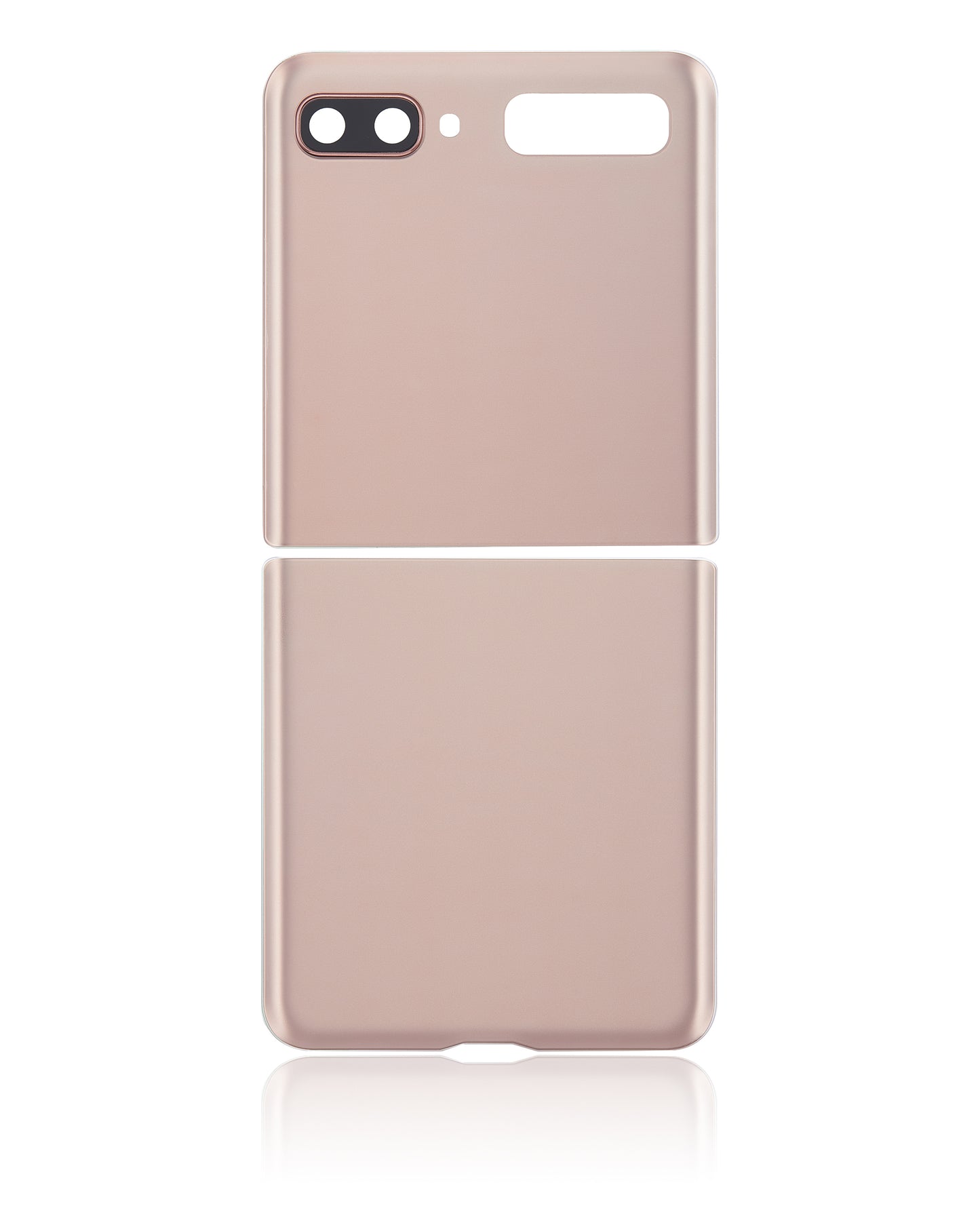 Top & Bottom Back Cover Glass With Camera Lens For Samsung Galaxy Z Flip 4G (F700) / Z Flip 5G (F707) (Aftermarket Plus) (Mystic Bronze) - View 7