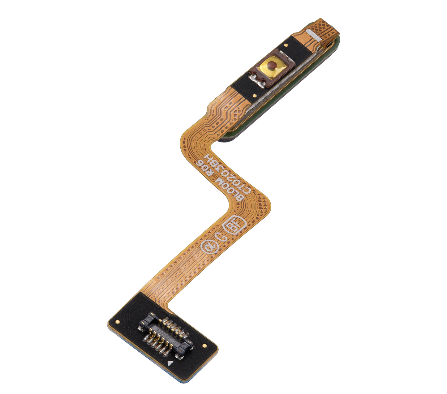 Fingerprint Reader With Flex Cable For Samsung Galaxy Z Flip 4G (F700) / Z Flip 5G (F707) (Mirror Black) - Detailed View