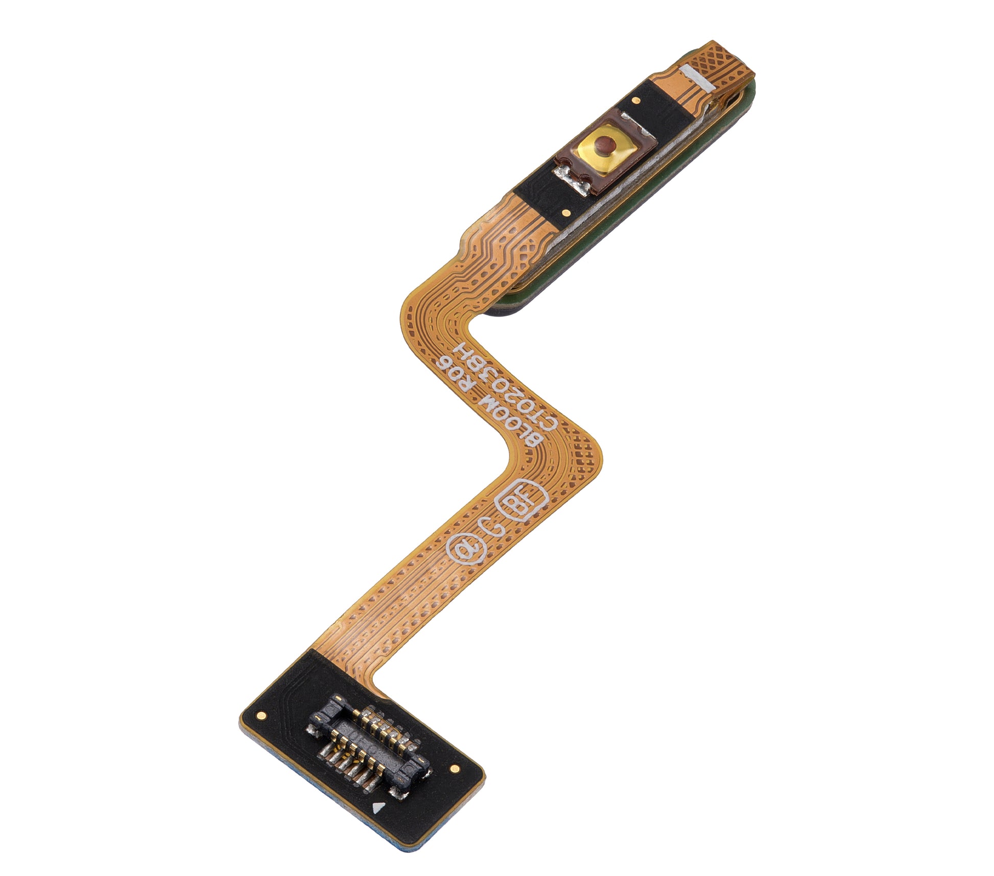 Fingerprint Reader With Flex Cable For Samsung Galaxy Z Flip 4G (F700) / Z Flip 5G (F707) (Mirror Black) - Detailed View
