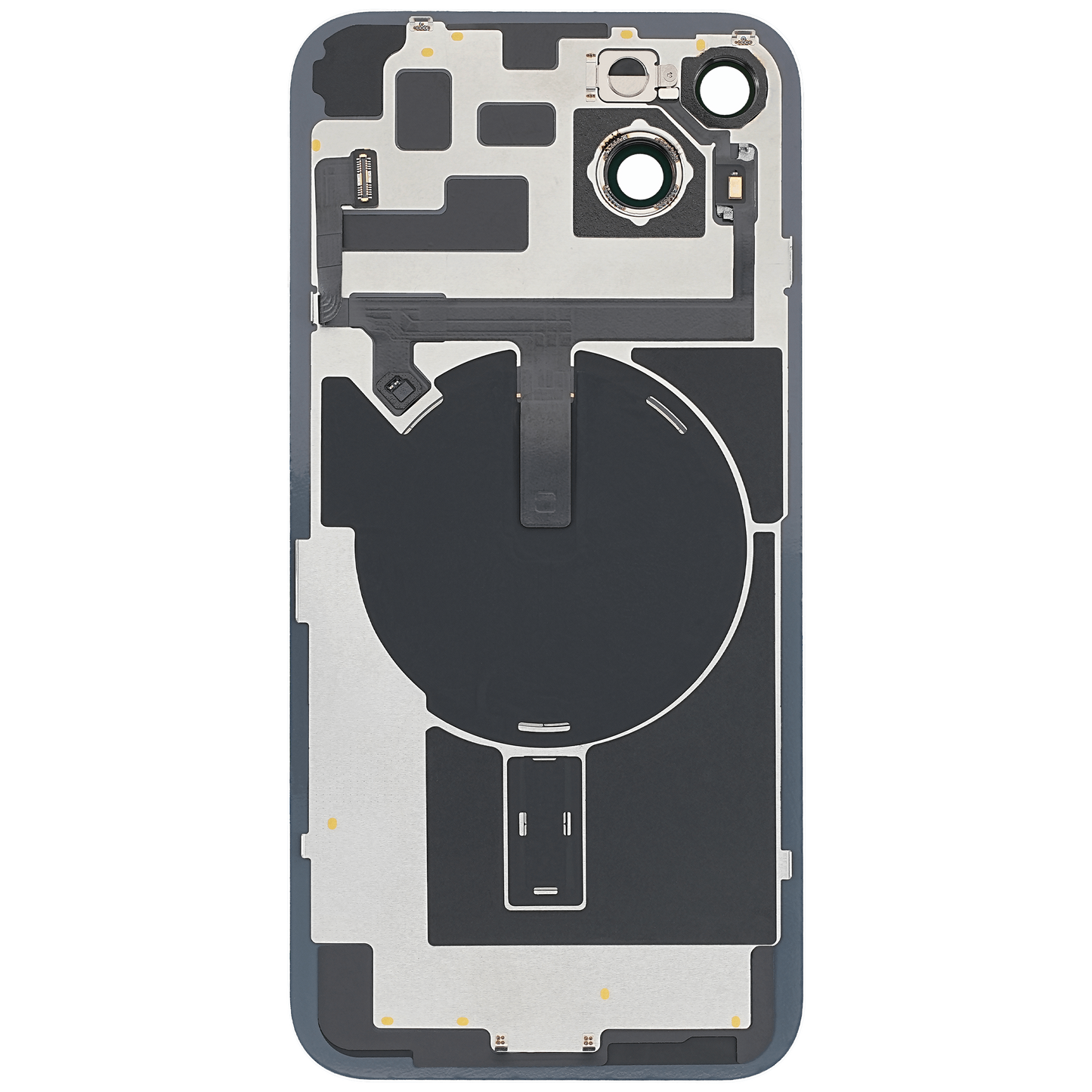 Back Glass w/ MagSafe Magnet For iPhone 14 Plus (Used OEM Pull: Grade A) (Starlight)