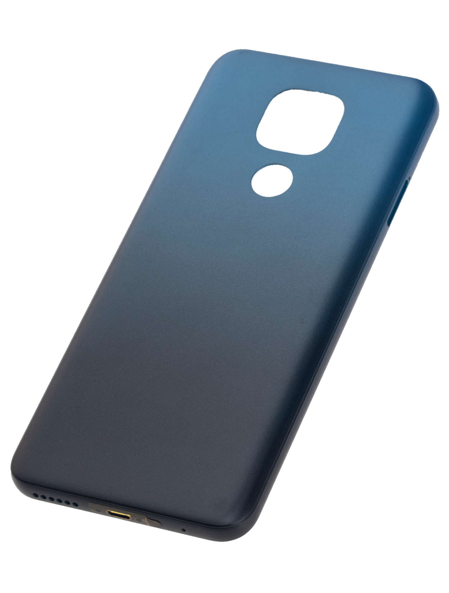 Back cover Glass For Motorola Moto E7 Plus (XT2081 / 2020) (Navy Blue) - image 2