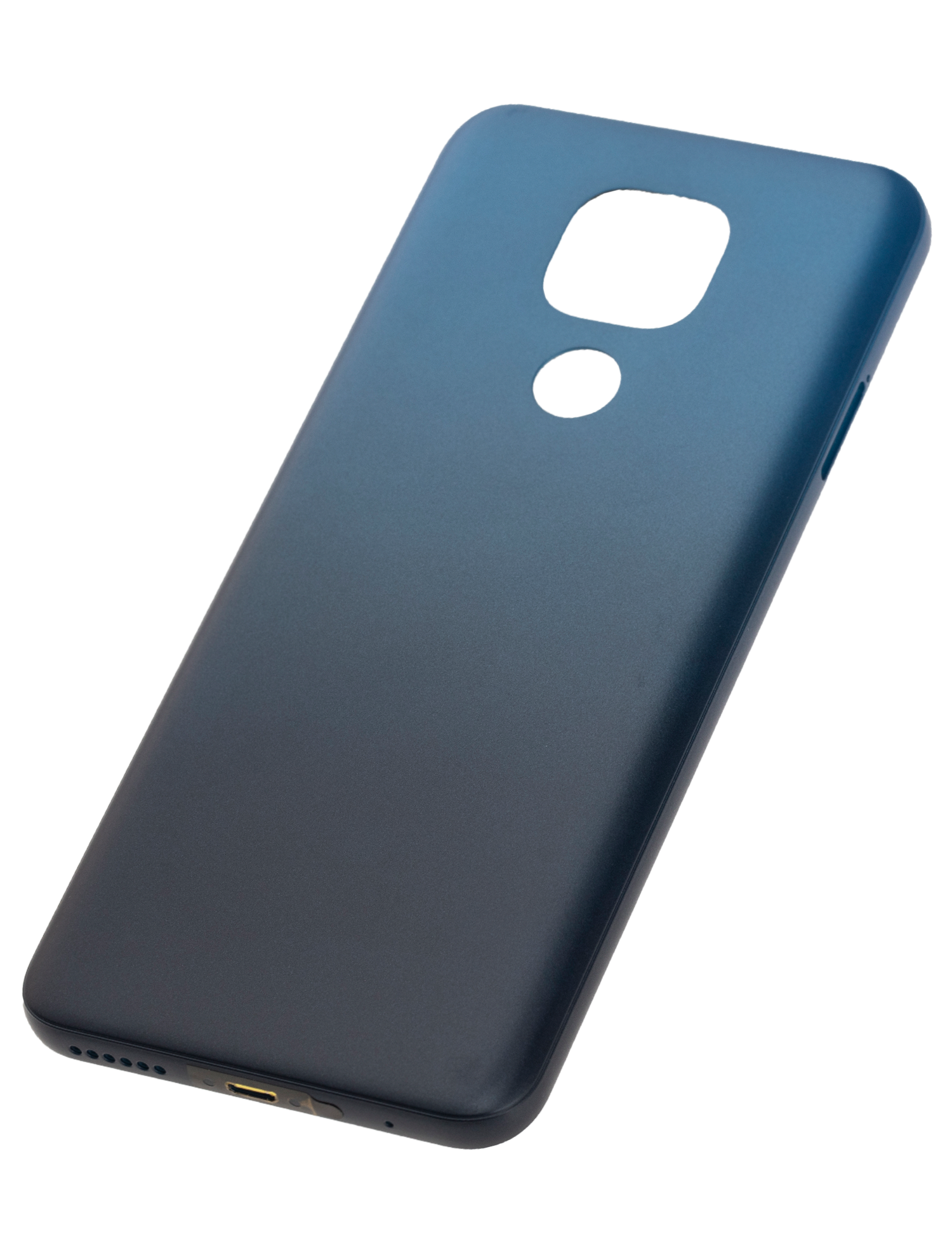 Back cover Glass For Motorola Moto E7 Plus (XT2081 / 2020) (Navy Blue) - image 2