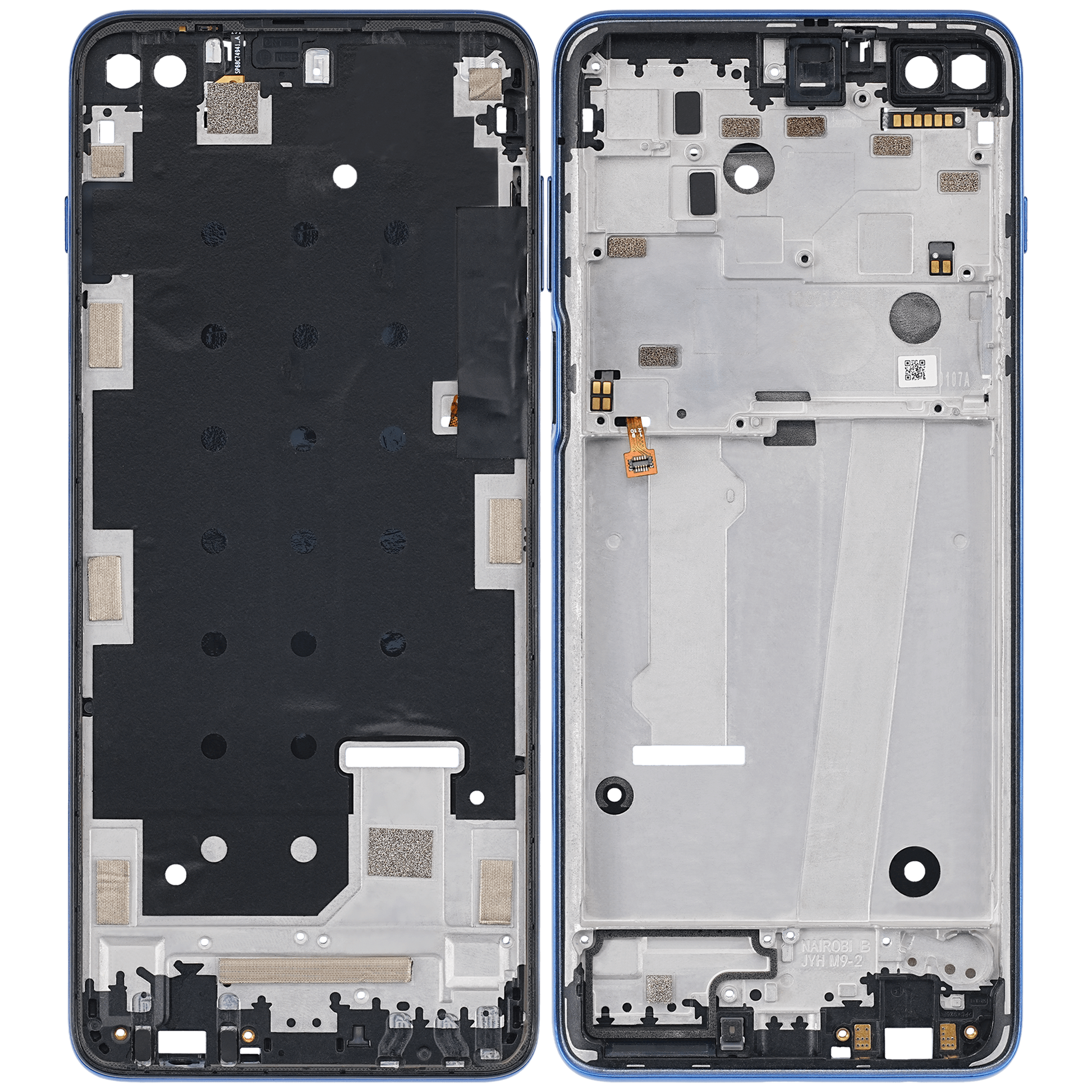 Mid-Frame Housing For Motorola Moto G 5G Plus (XT2075 / 2020) (Surfing Blue) replacement part for compatible Motorola phone, SKU 107082085631, product image 6