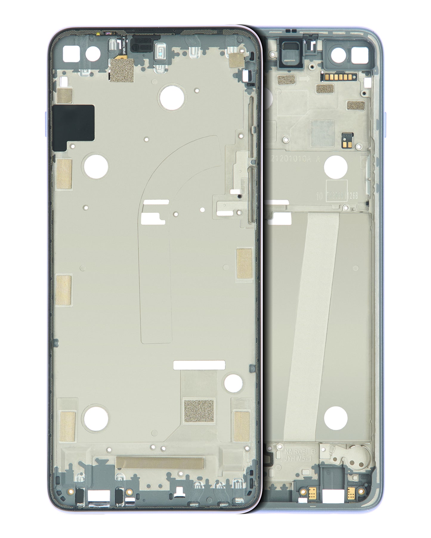 Mid-Frame Housing For Motorola Moto G 5G Plus (XT2075 / 2020) (Mystic Lilac) replacement part for compatible Motorola phone, SKU 107082085635, product image 1