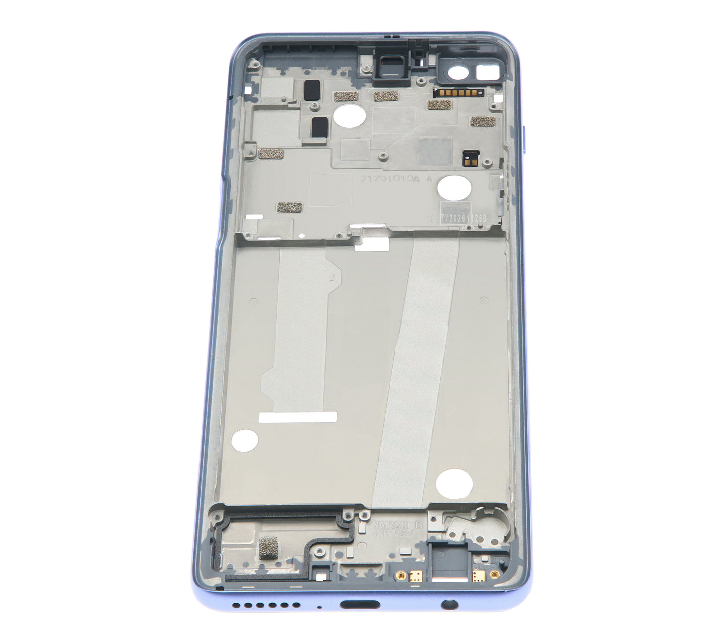 Mid-Frame Housing For Motorola Moto G 5G Plus (XT2075 / 2020) (Mystic Lilac) replacement part for compatible Motorola phone, SKU 107082085635, product image 4