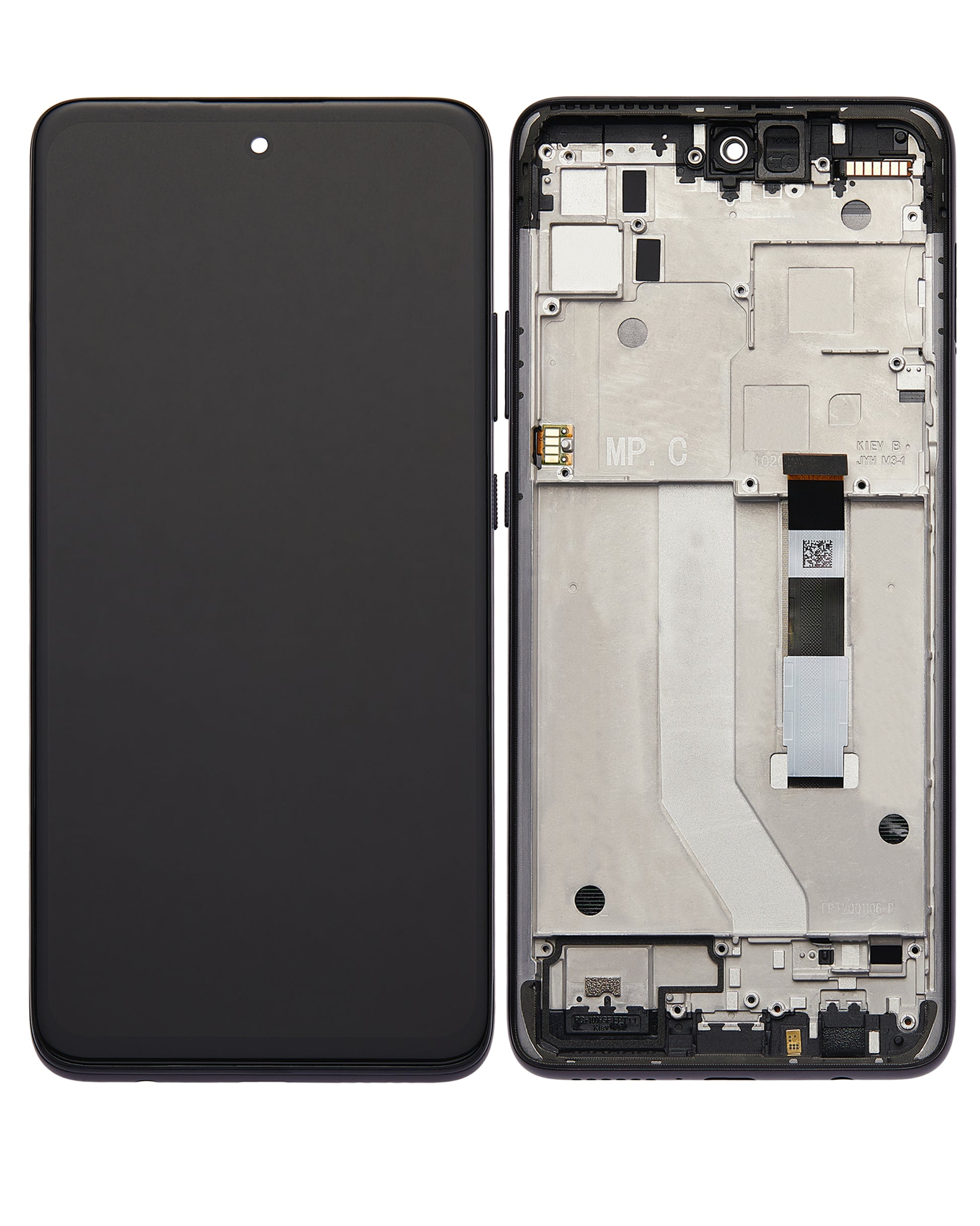 LCD Assembly With Frame For Motorola One 5G Ace (XT2113-2 / 2021) (Refurbished) (Volcanic Gray) replacement part for compatible Motorola phone, SKU 107082085703, product image 7