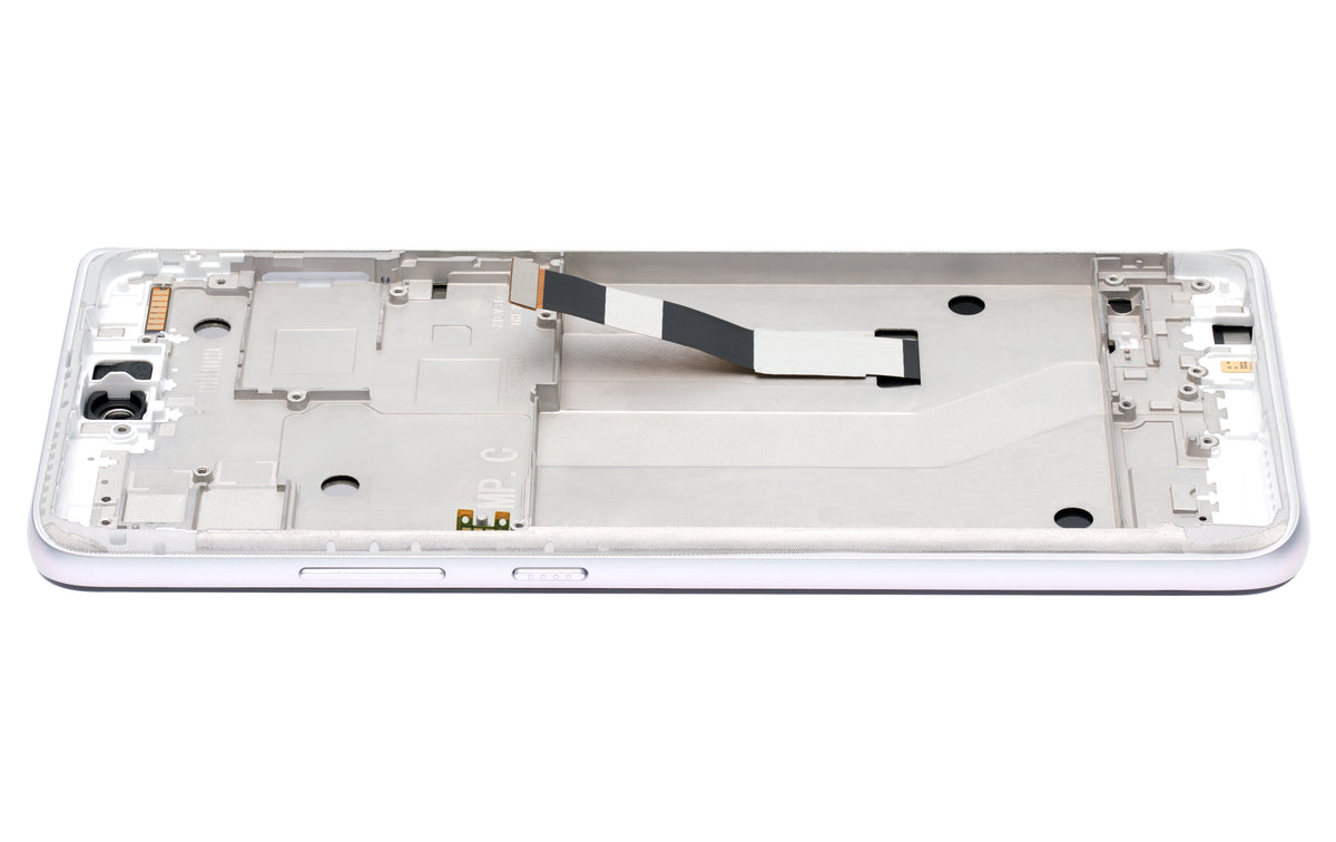 LCD Assembly With Frame For Motorola One 5G Ace (XT2113-2 / 2021) (Refurbished) (Frosted Silver) - Motorola replacement part - product image 5 - SKU 107082085704