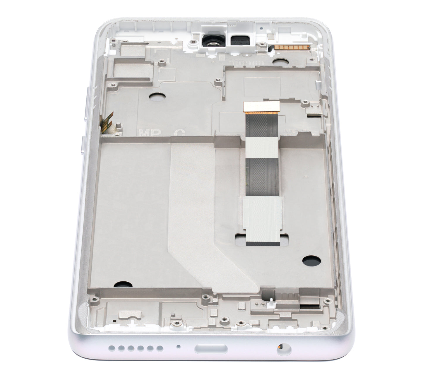 LCD Assembly With Frame For Motorola One 5G Ace (XT2113-2 / 2021) (Refurbished) (Frosted Silver) replacement part for compatible Motorola phone, SKU 107082085704, product image 4