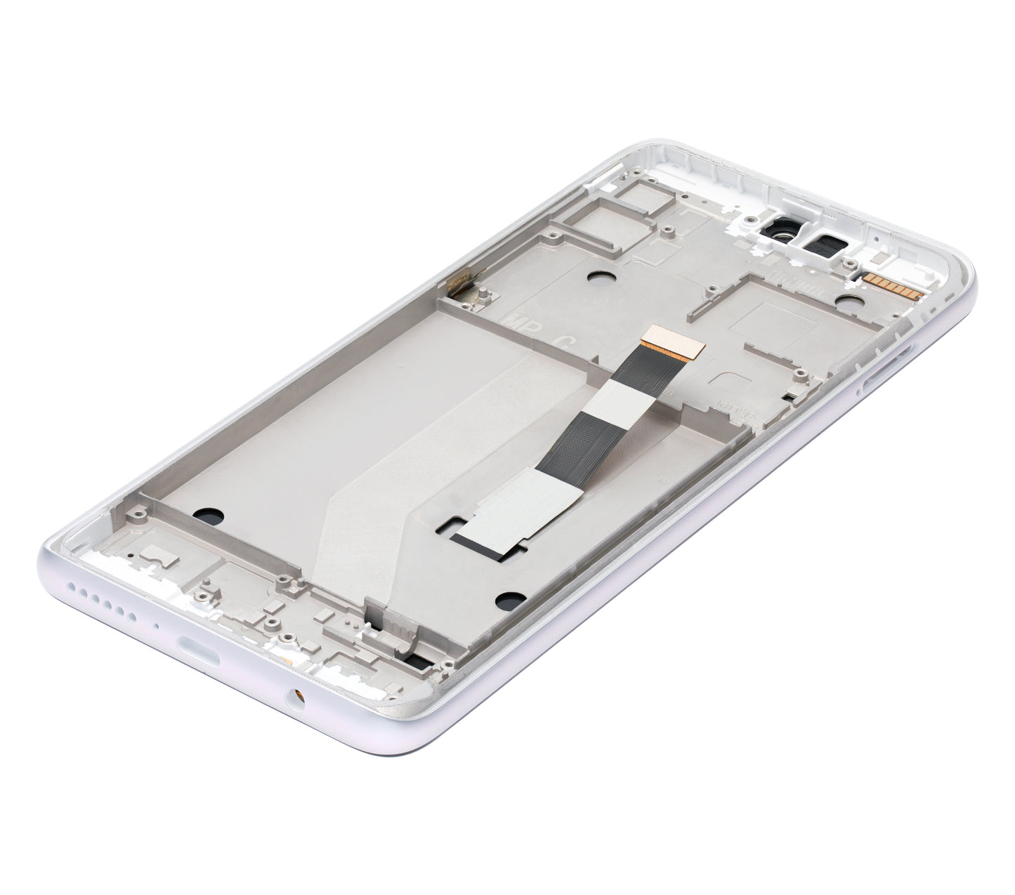 LCD Assembly With Frame For Motorola One 5G Ace (XT2113-2 / 2021) (Refurbished) (Frosted Silver) replacement part for compatible Motorola phone, SKU 107082085704, product image 3
