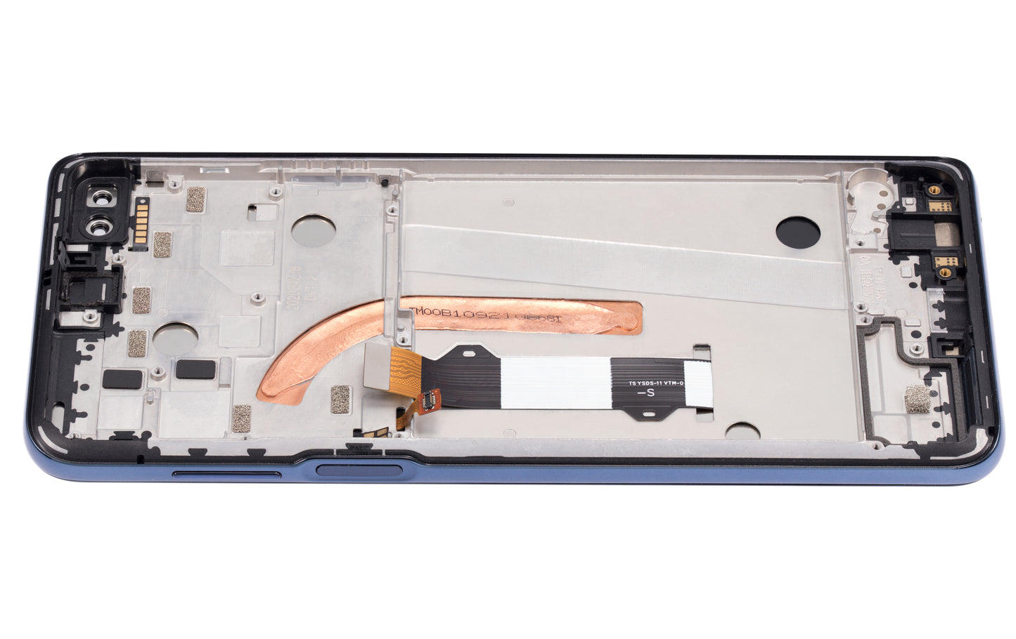 LCD Assembly With Frame For Motorola One 5G (XT2075-2 / 2020) (Refurbished) (Surfing Blue) - Motorola replacement part - product image 6 - SKU 107082085705