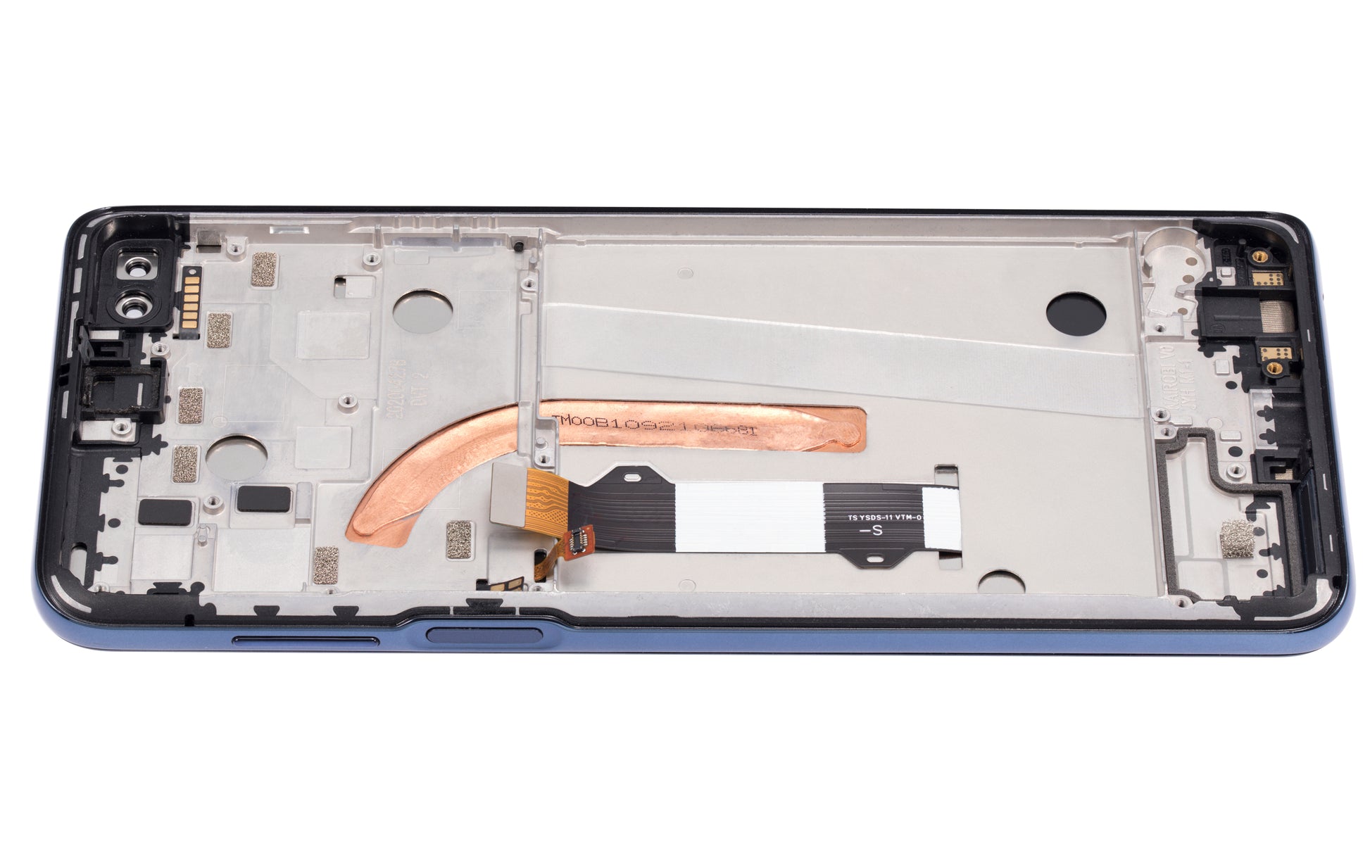 LCD Assembly With Frame For Motorola One 5G (XT2075-2 / 2020) (Refurbished) (Surfing Blue) - Motorola replacement part - product image 6 - SKU 107082085705