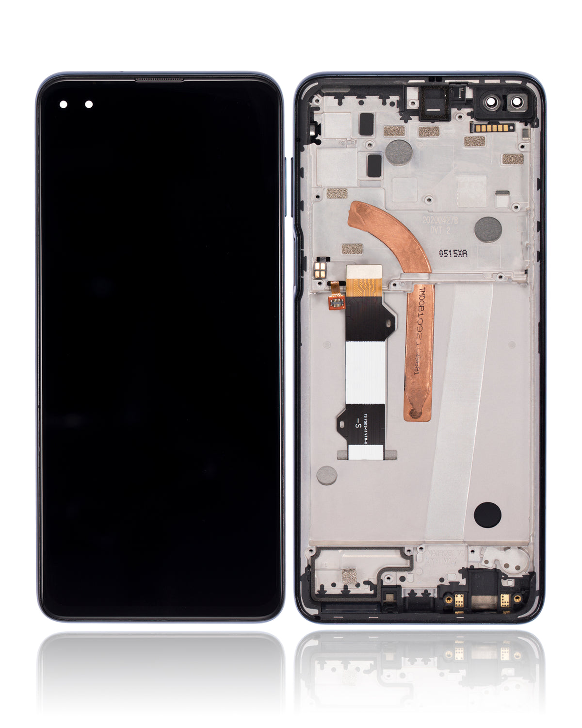 LCD Assembly With Frame For Motorola One 5G (XT2075-2 / 2020) (Refurbished) (Surfing Blue) - Motorola replacement part - product image 7 - SKU 107082085705