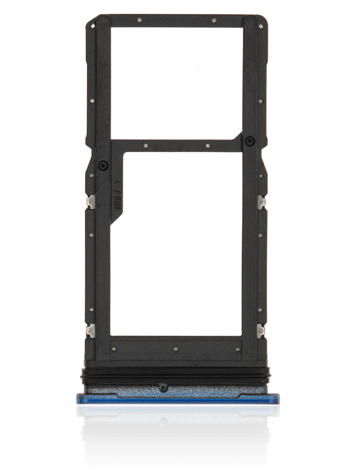 Single Sim Card Tray For Motorola Moto One 5G Ace (XT2113-1/2 / 2021) (Blue) - Motorola replacement part - product image 2 - SKU 107082085726