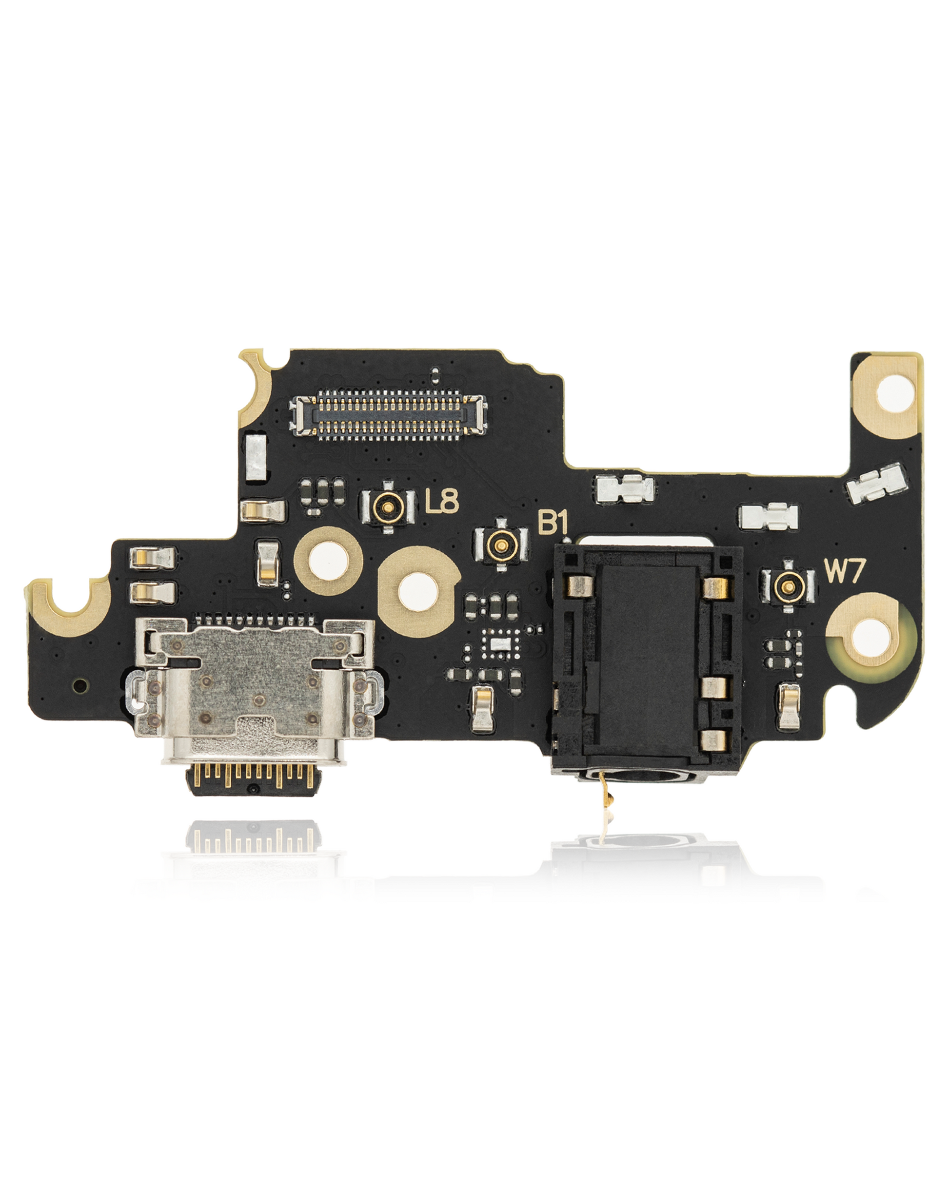 Charging Port Flex Cable With Headphone Jack For Motorola Moto G 5G (XT2113-3 / 2020) / One 5G Ace (XT2113-1 / 2021) - Motorola replacement part - product image 1 - SKU 107082085727